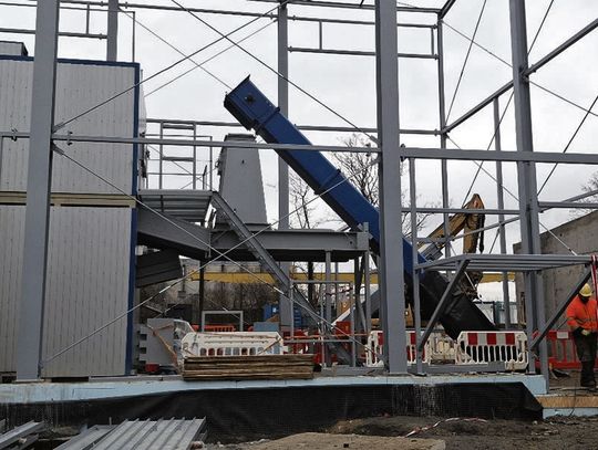 Konstrukcja stalowa budynku hali kotła