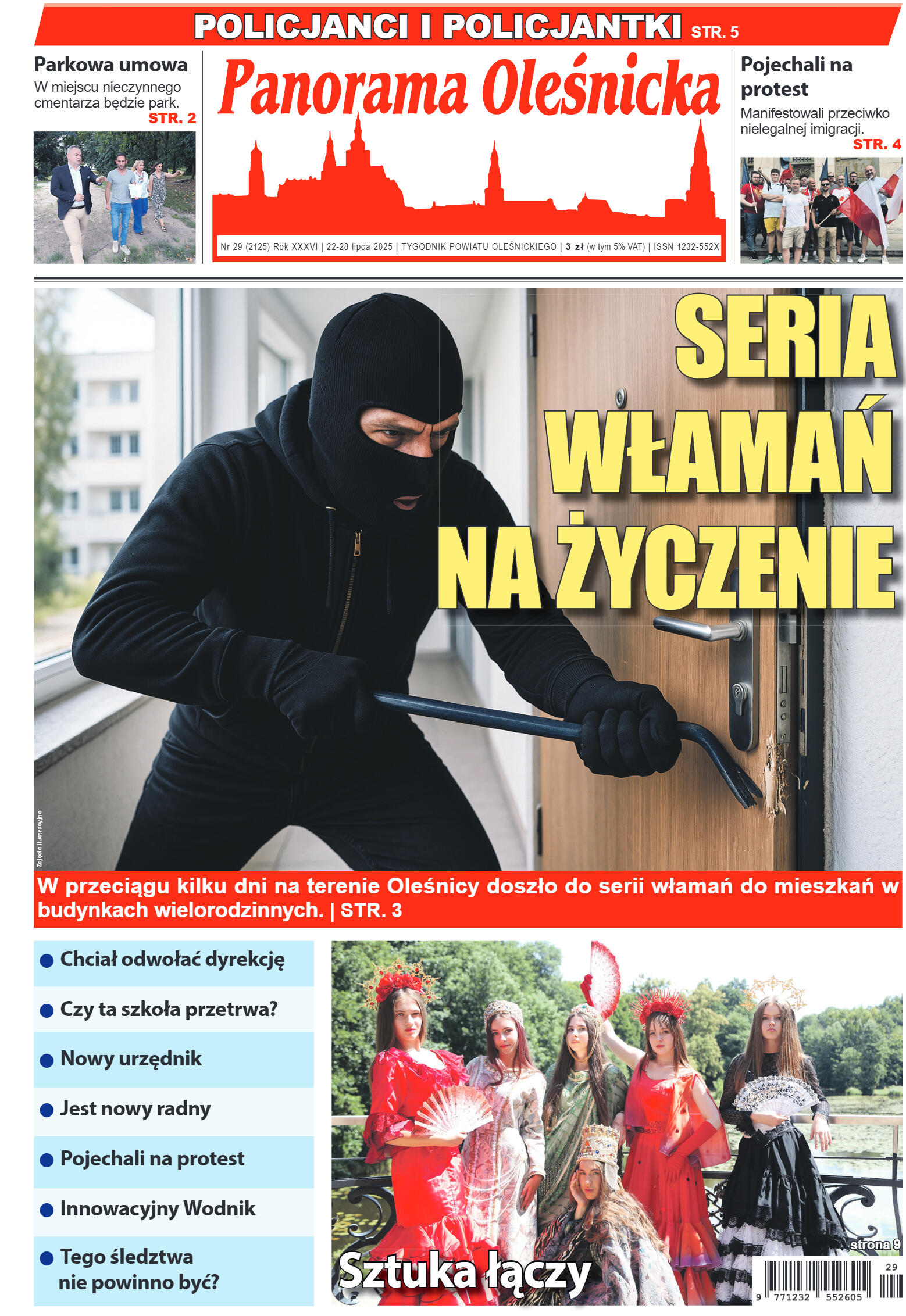 Panorama Oleśnicka nr 29 z 22 lipca 2025 - strona 1