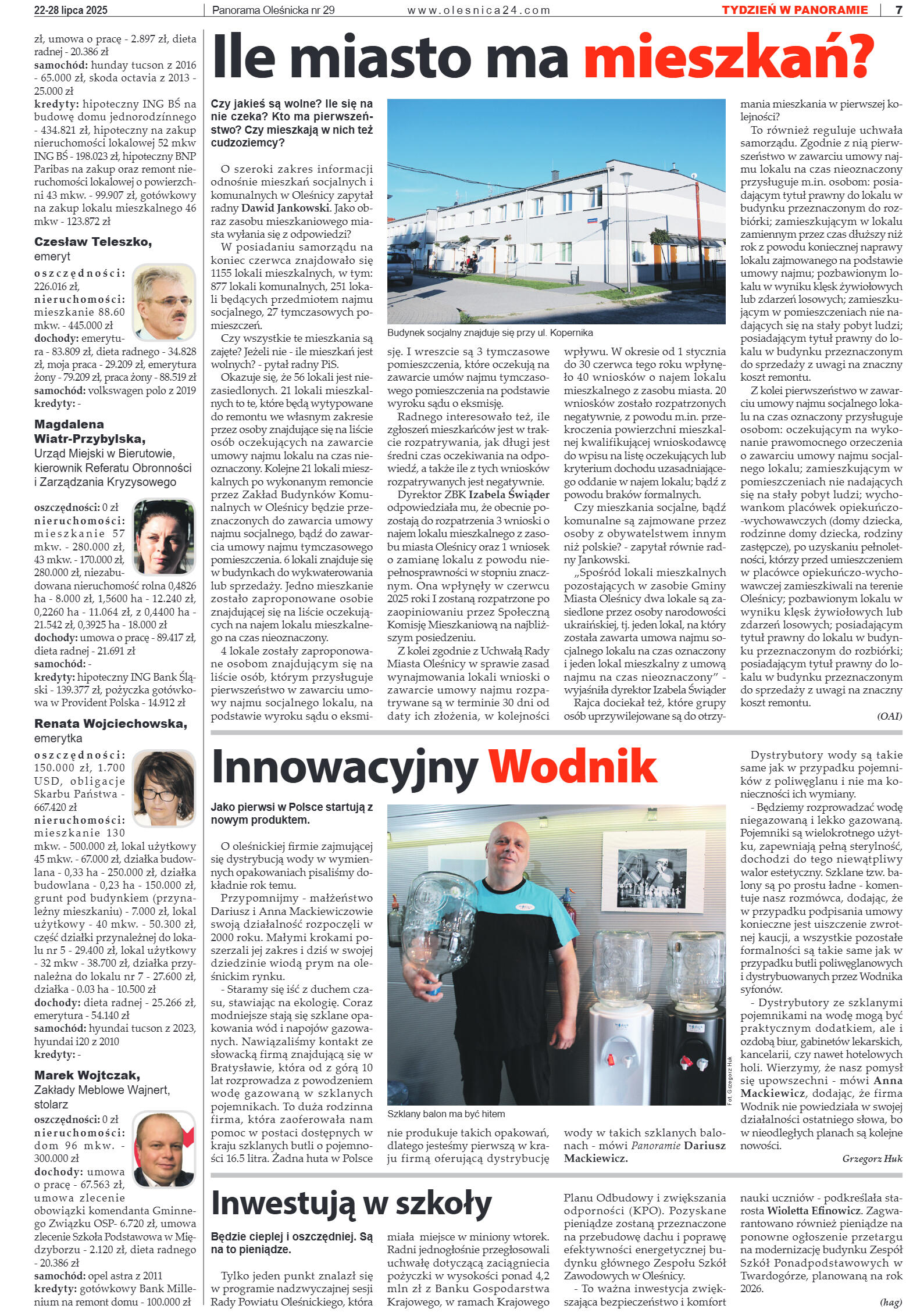 Panorama Oleśnicka nr 29 z 22 lipca 2025 - strona 7