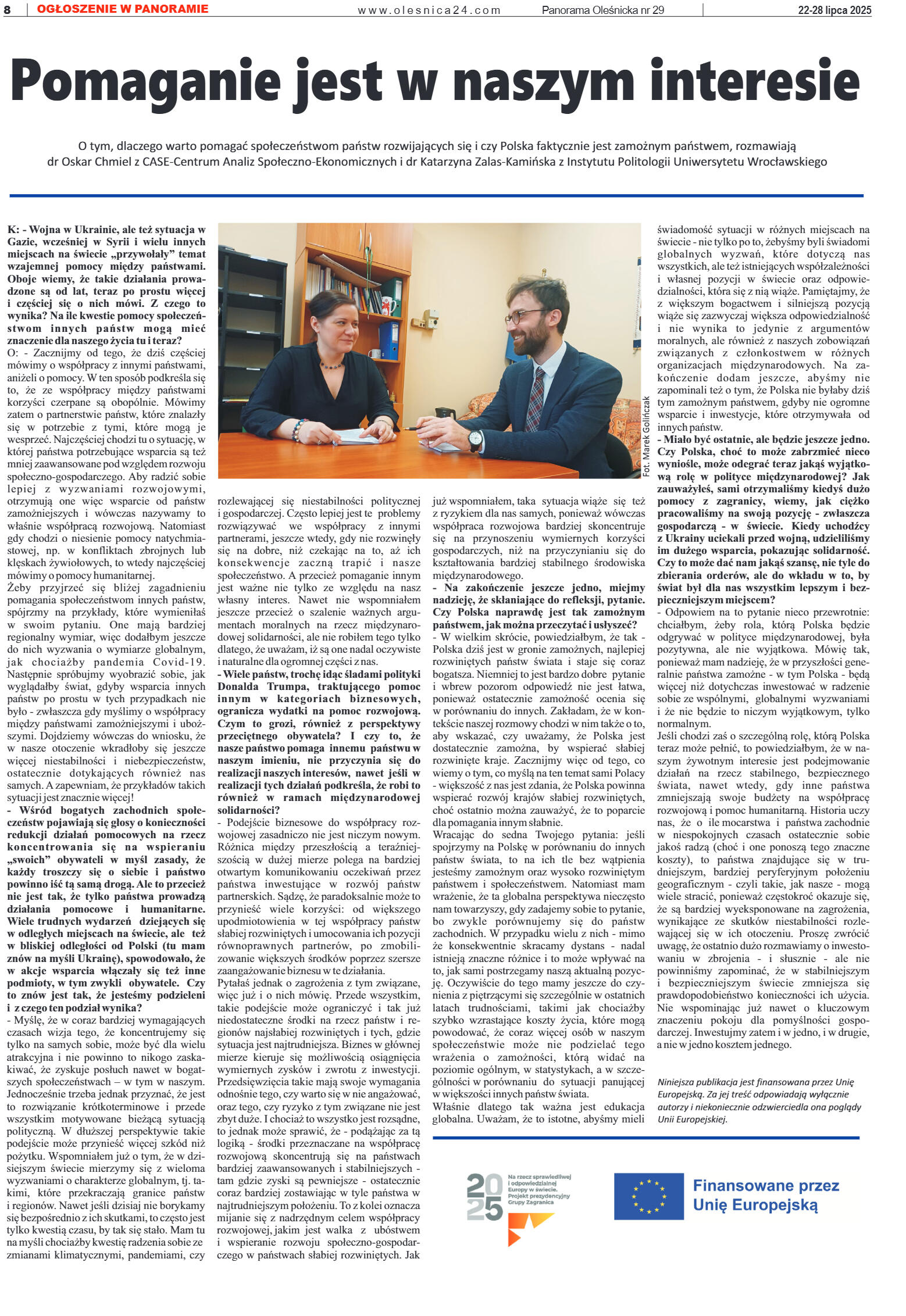 Panorama Oleśnicka nr 29 z 22 lipca 2025 - strona 8