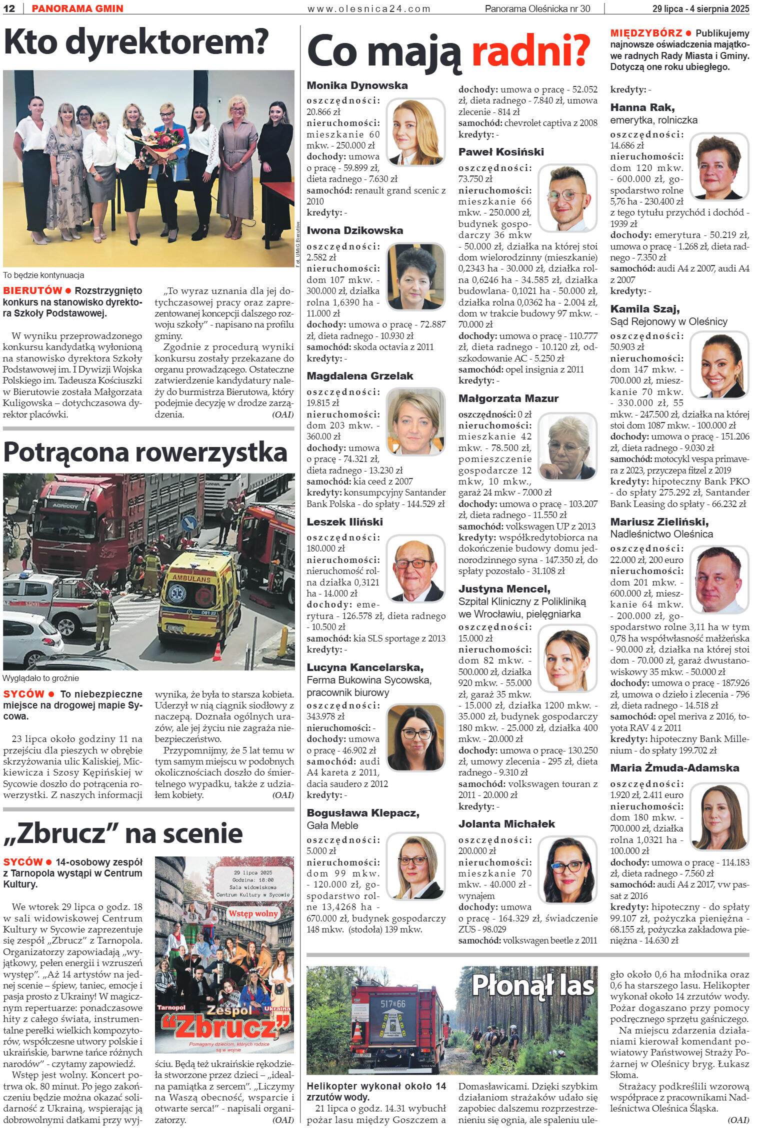 Panorama Oleśnicka nr 30 z 29 lipca 2025 - strona 12