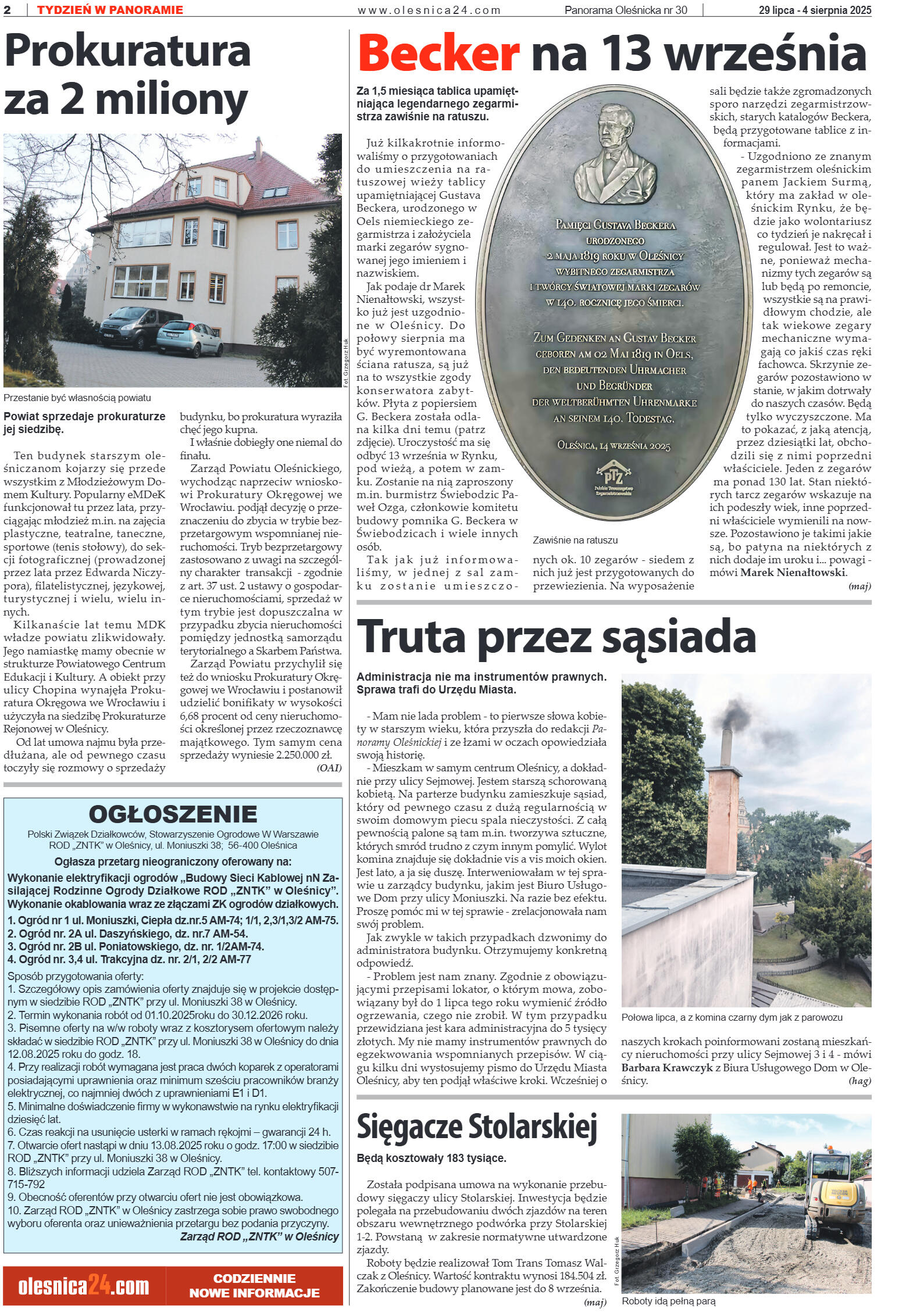 Panorama Oleśnicka nr 30 z 29 lipca 2025 - strona 2