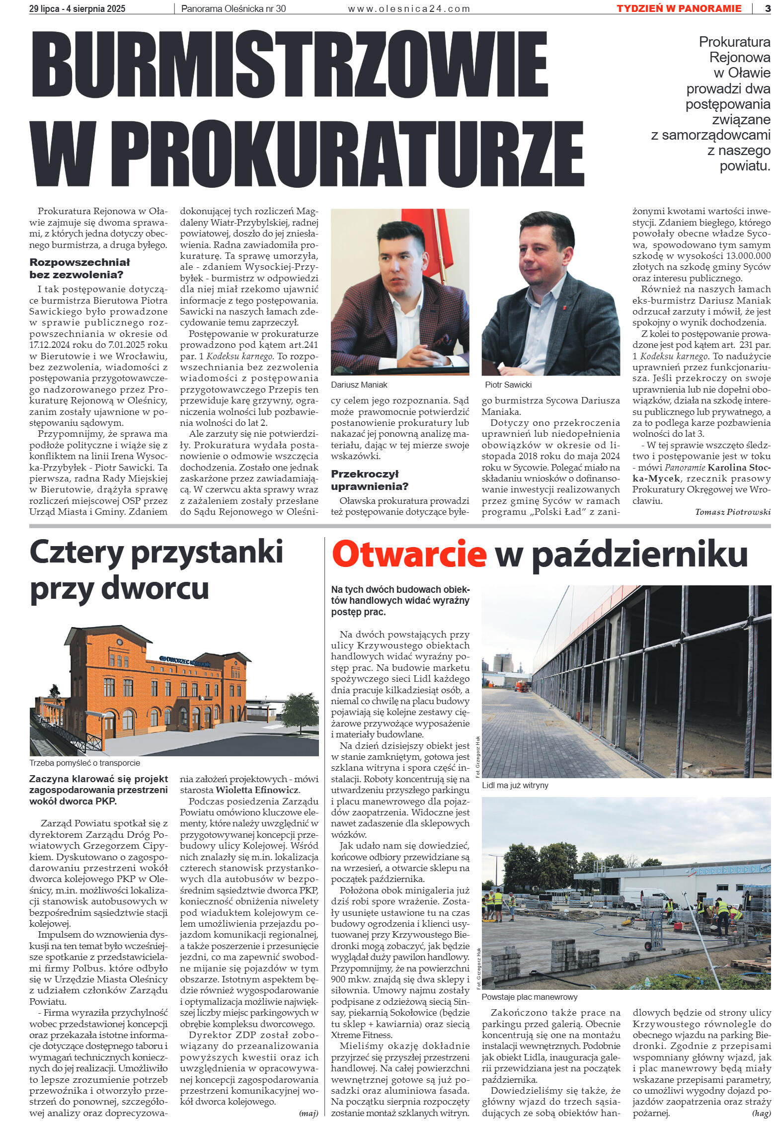 Panorama Oleśnicka nr 30 z 29 lipca 2025 - strona 3
