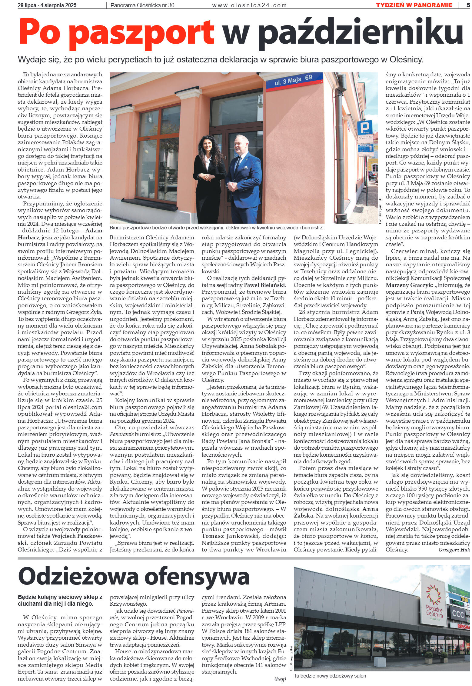 Panorama Oleśnicka nr 30 z 29 lipca 2025 - strona 5