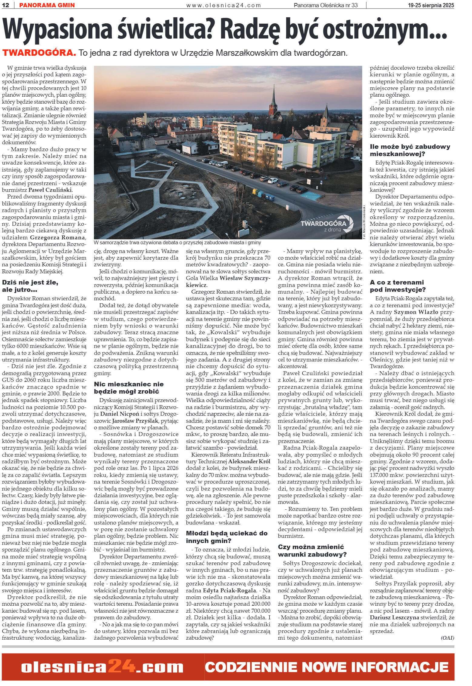 Panorama Oleśnicka nr 33 z 19 sierpnia 2025 - strona 12