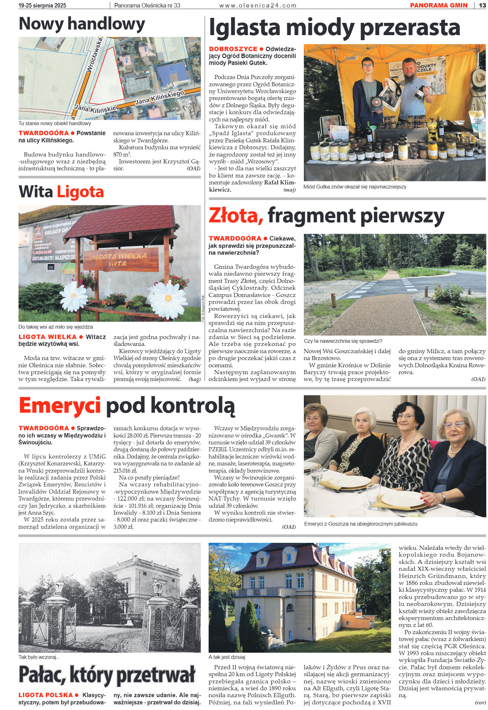 Panorama Oleśnicka nr 33 z 19 sierpnia 2025 - strona 13