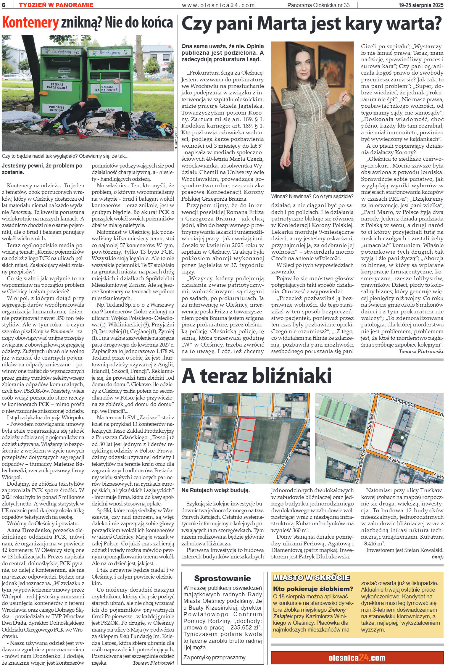Panorama Oleśnicka nr 33 z 19 sierpnia 2025 - strona 6