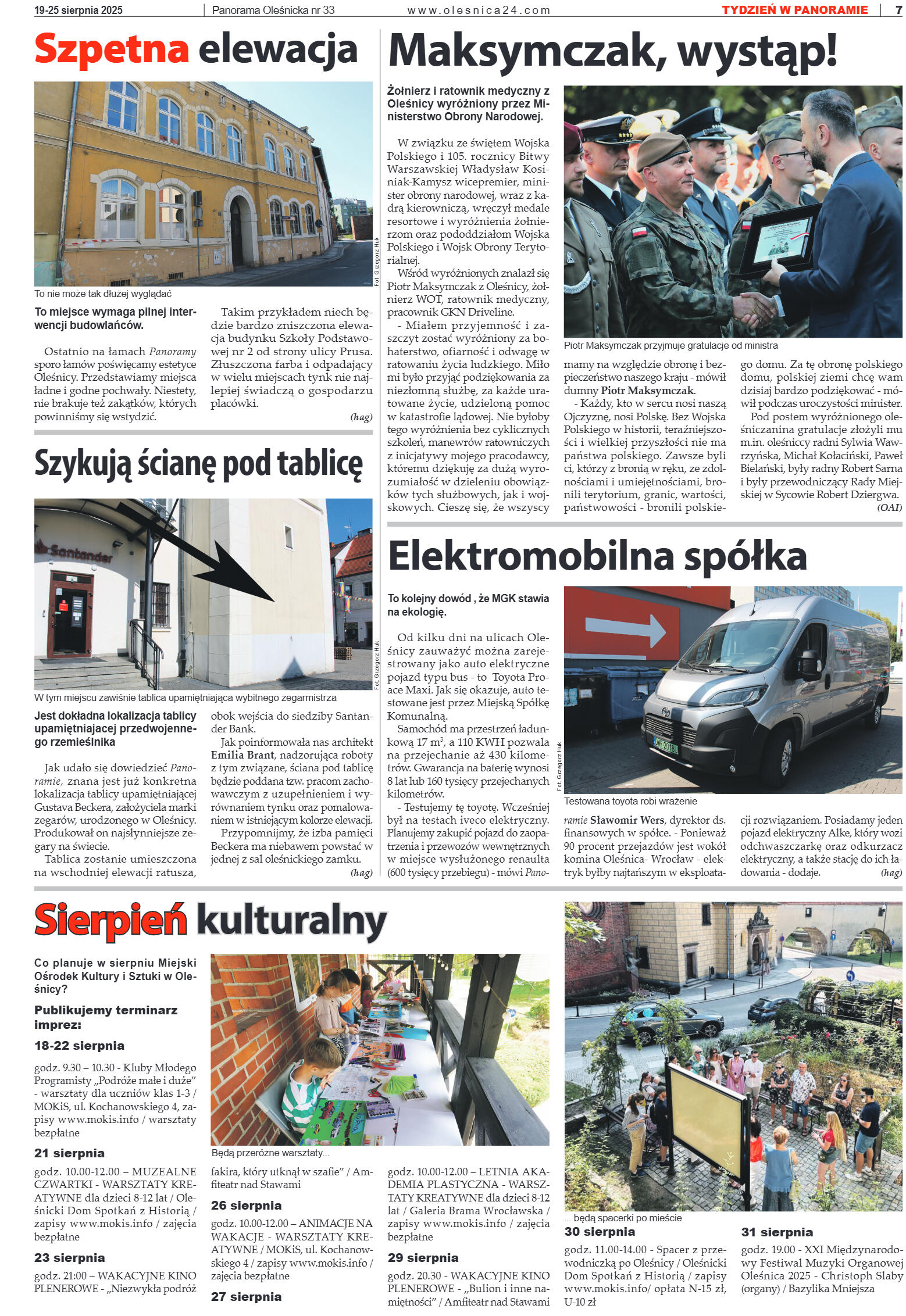 Panorama Oleśnicka nr 33 z 19 sierpnia 2025 - strona 7