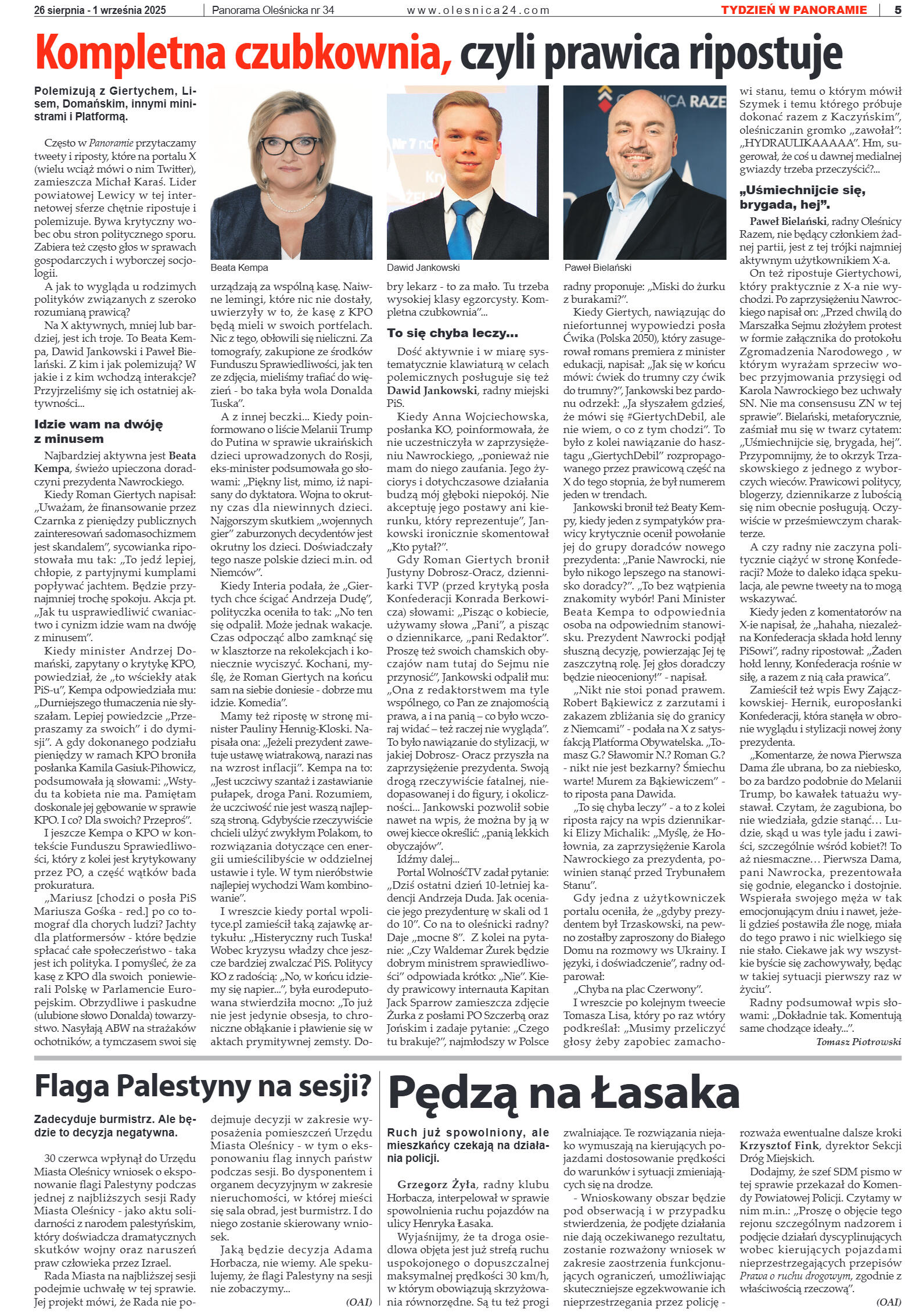 Panorama Oleśnicka nr 34 z 26 sierpnia 2025 - strona 5