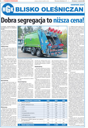 Panorama Oleśnicka nr 34 z 26 sierpnia 2025 - strona 8