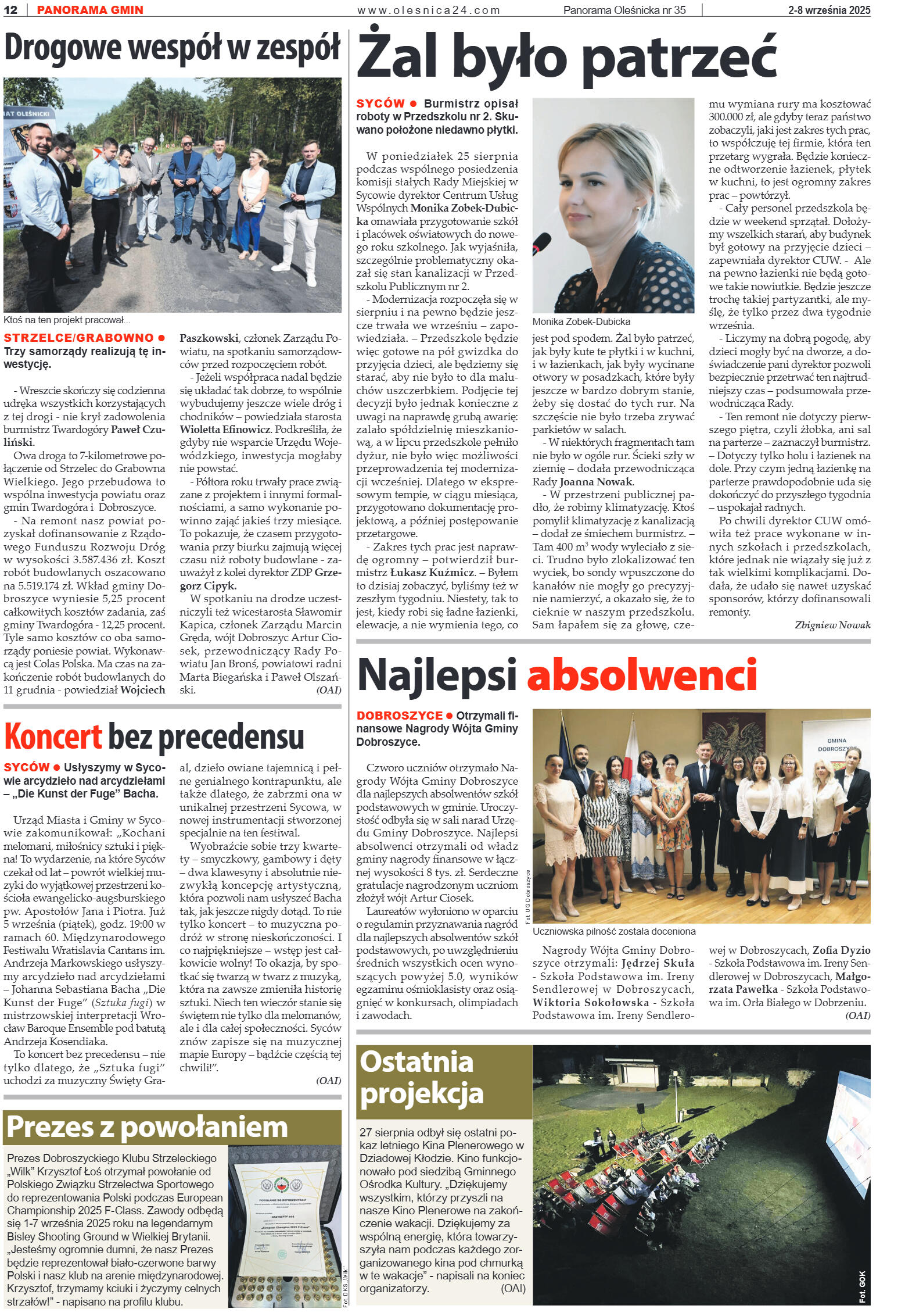 Panorama Oleśnicka nr 35 z 2 września 2025 - strona 12