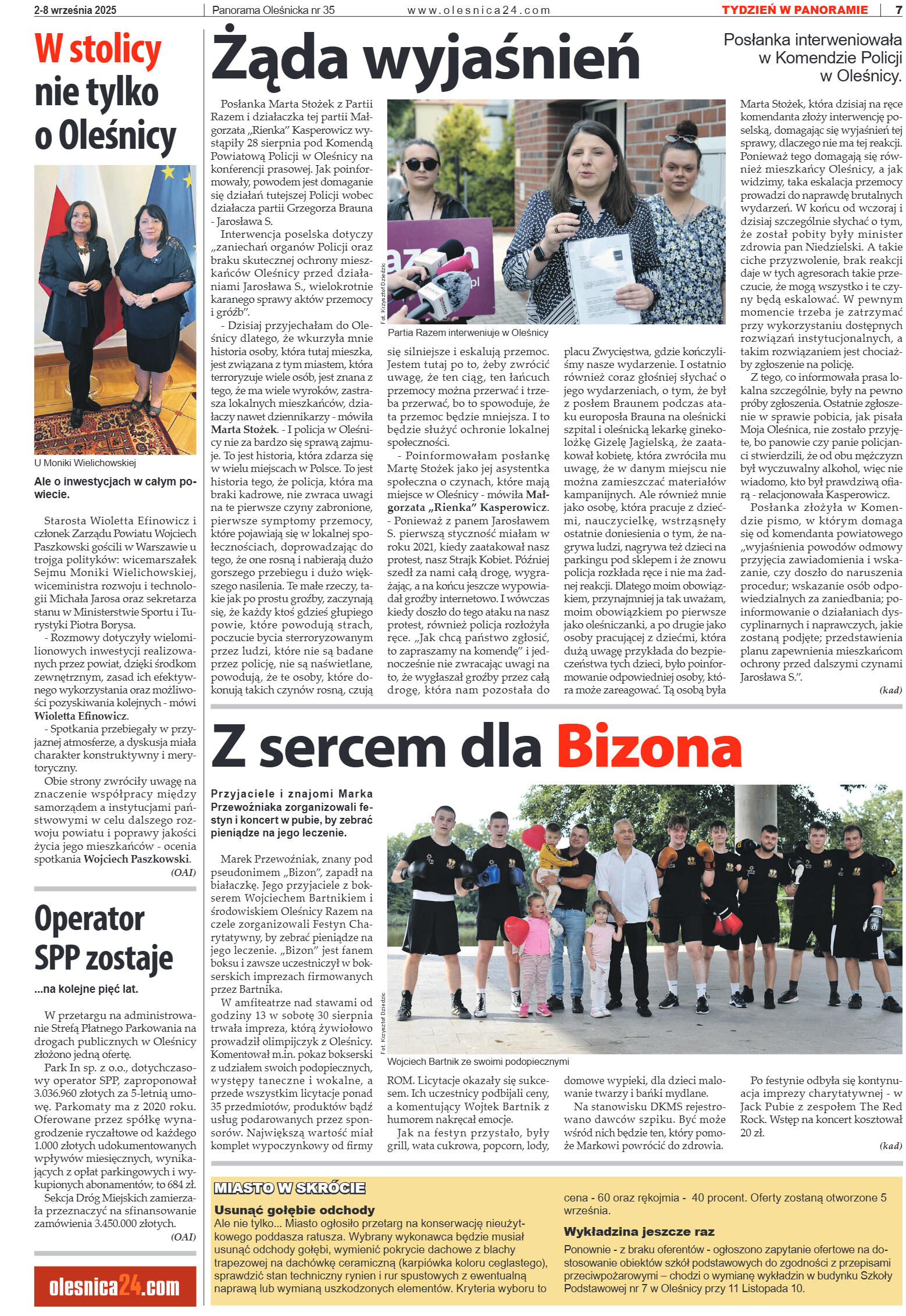 Panorama Oleśnicka nr 35 z 2 września 2025 - strona 7