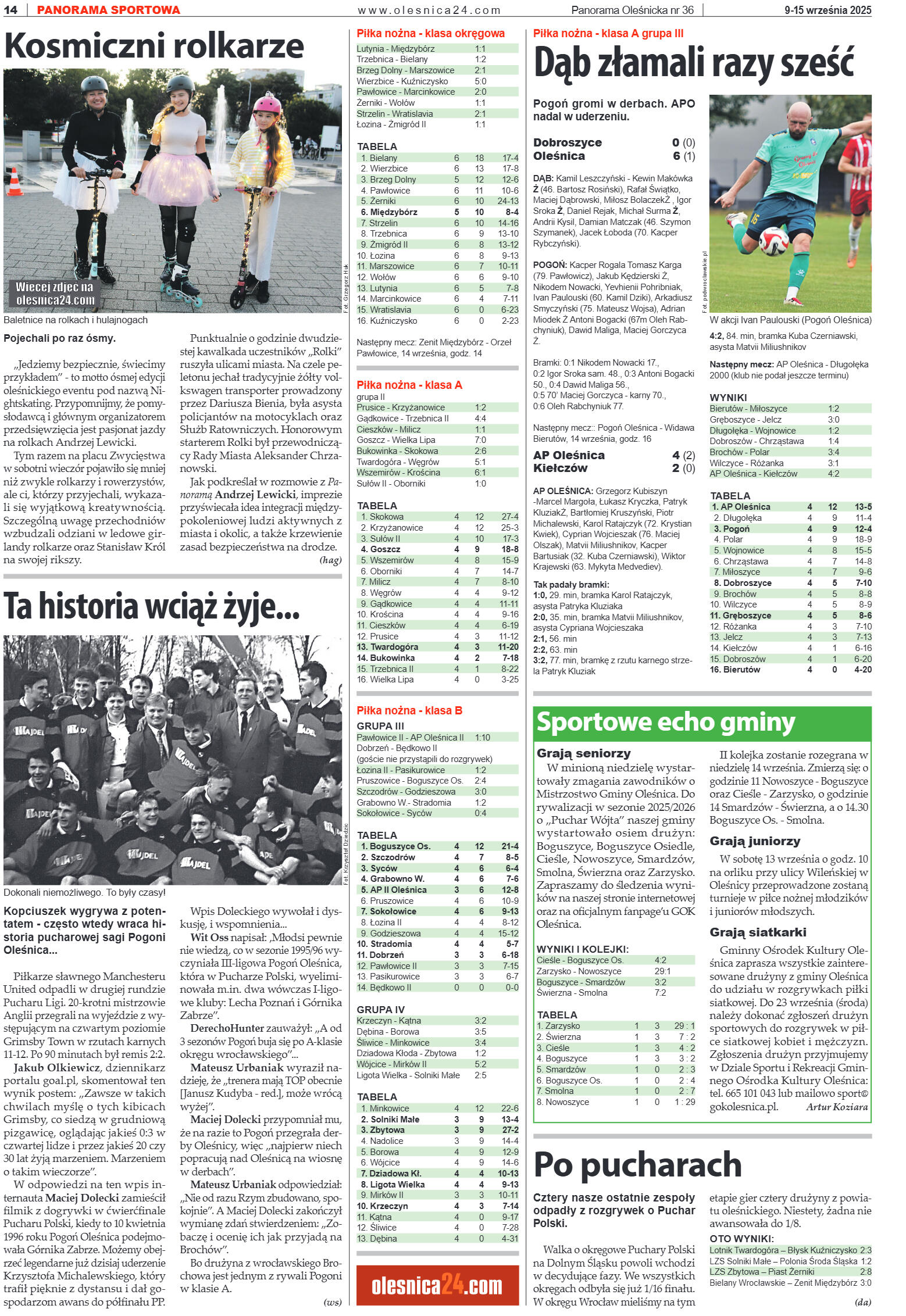Panorama Oleśnicka nr 36 z 9 września 2025 - strona 14