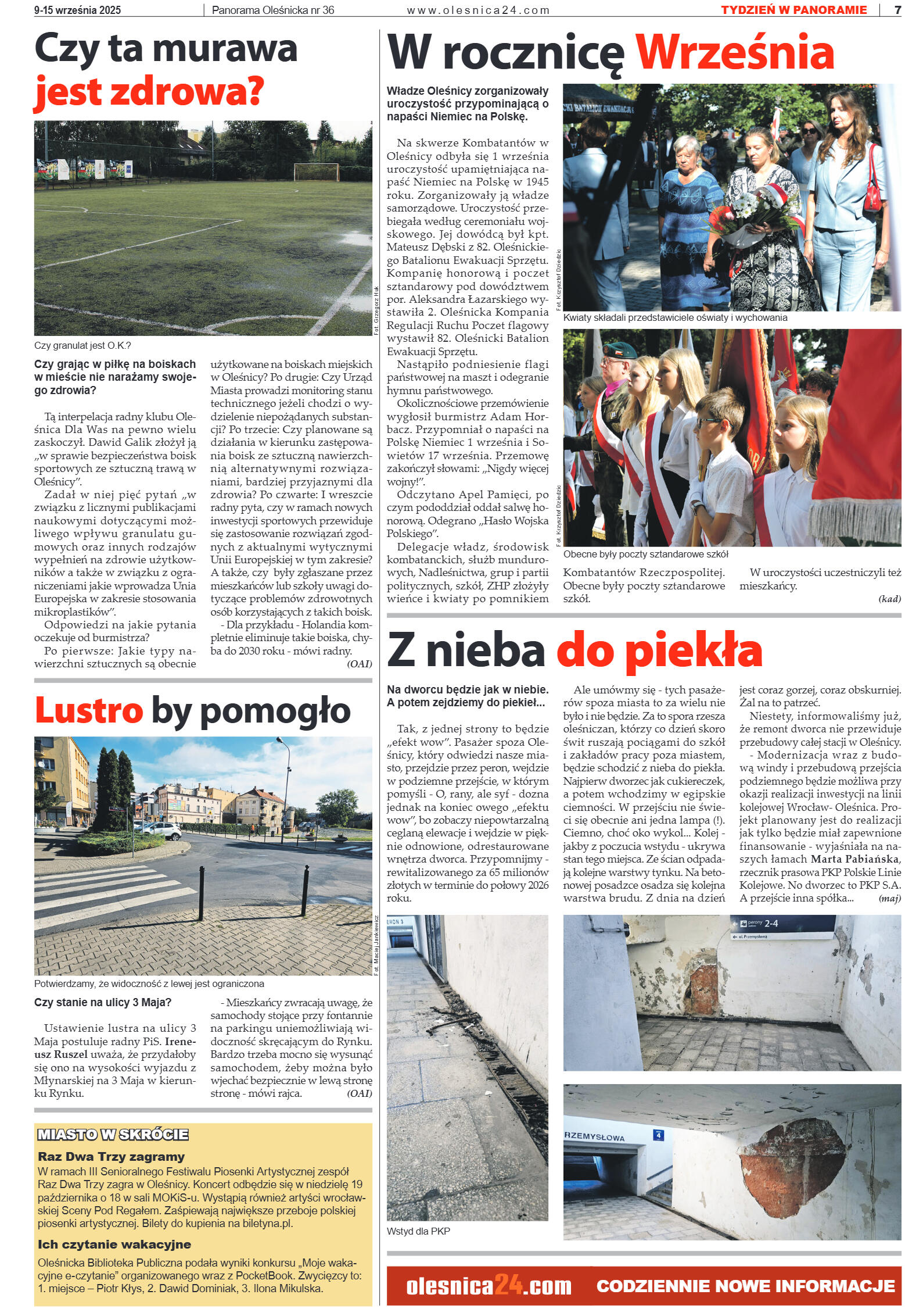 Panorama Oleśnicka nr 36 z 9 września 2025 - strona 7