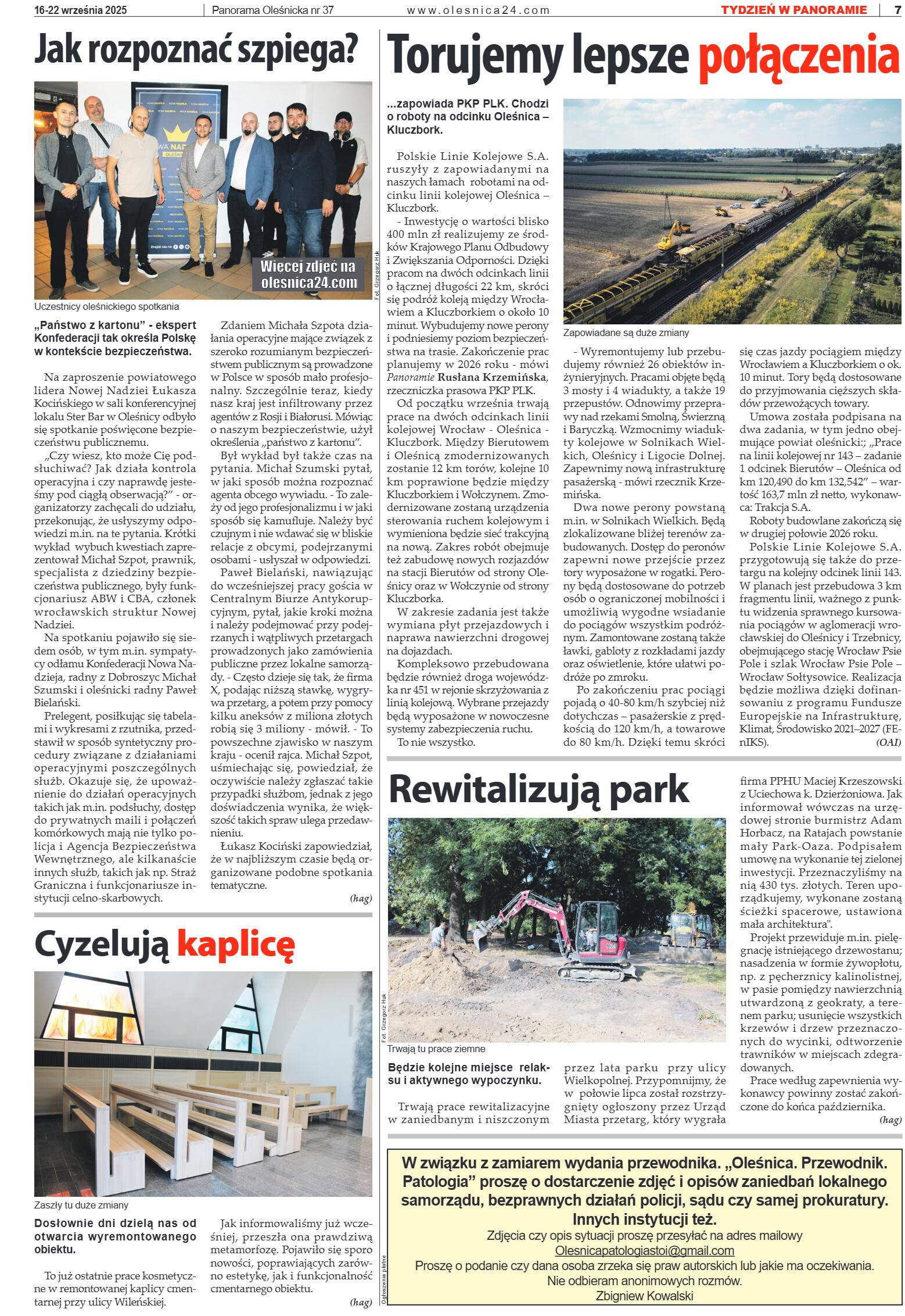 Panorama Oleśnicka nr 37 z 16 września 2025 - strona 7