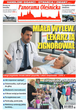 Panorama Oleśnicka nr 37 z 16 września 2025 - strona 1