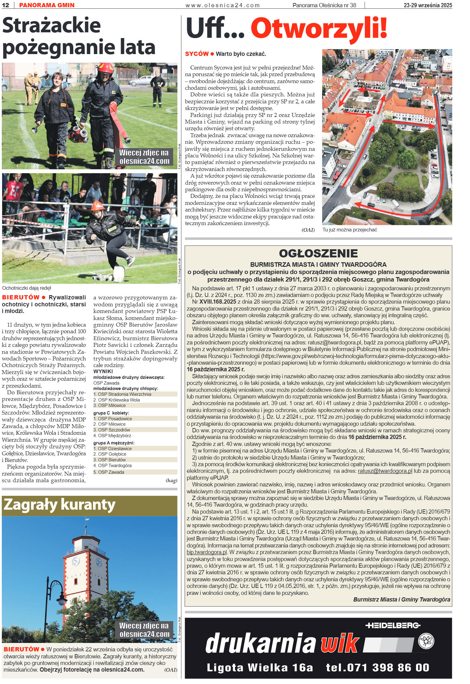 Panorama Oleśnicka nr 38 z 23 września 2025 - strona 12