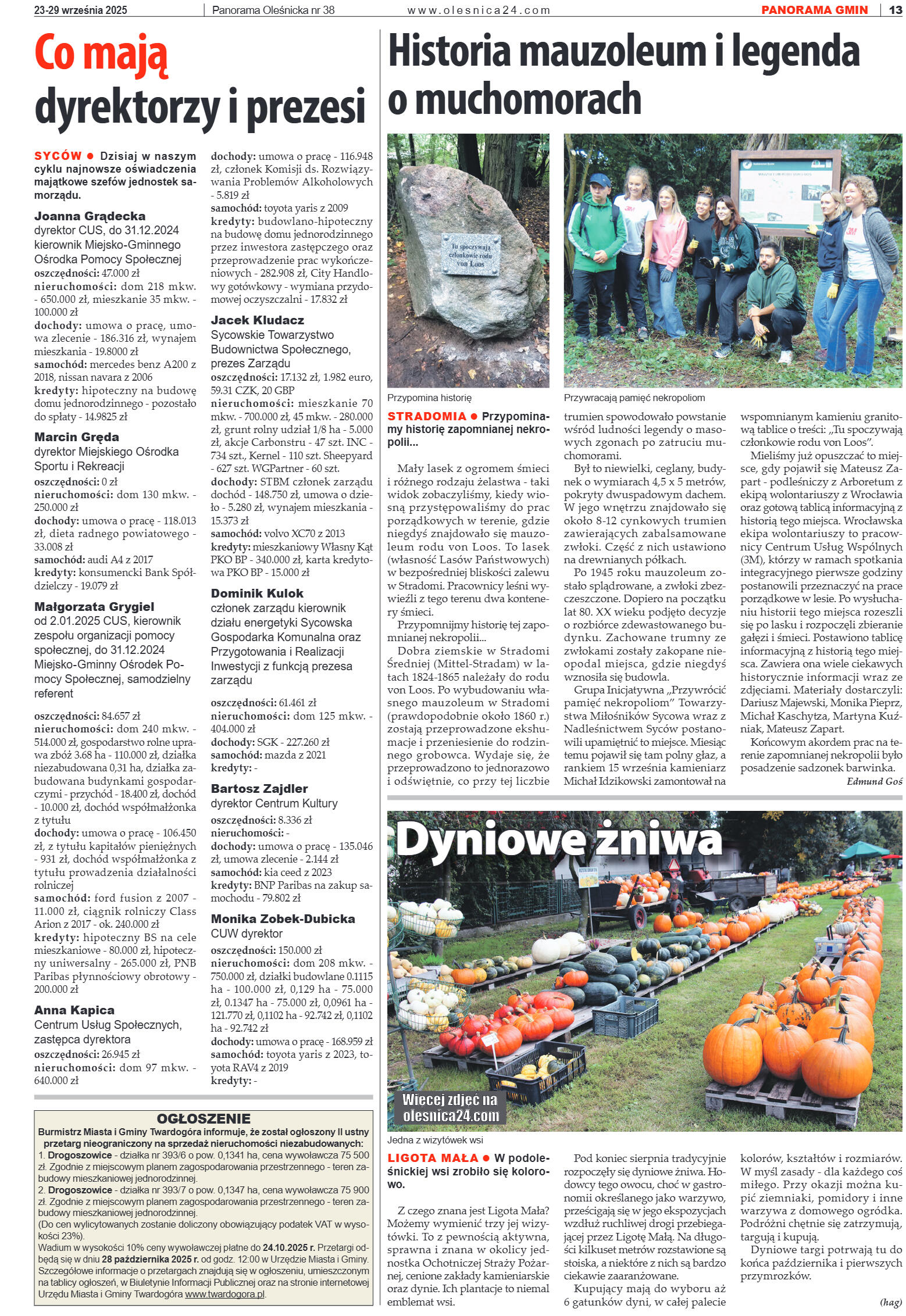 Panorama Oleśnicka nr 38 z 23 września 2025 - strona 13