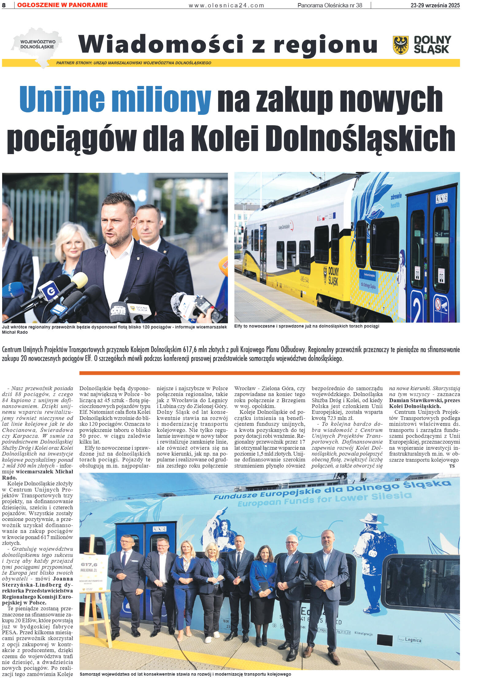 Panorama Oleśnicka nr 38 z 23 września 2025 - strona 8