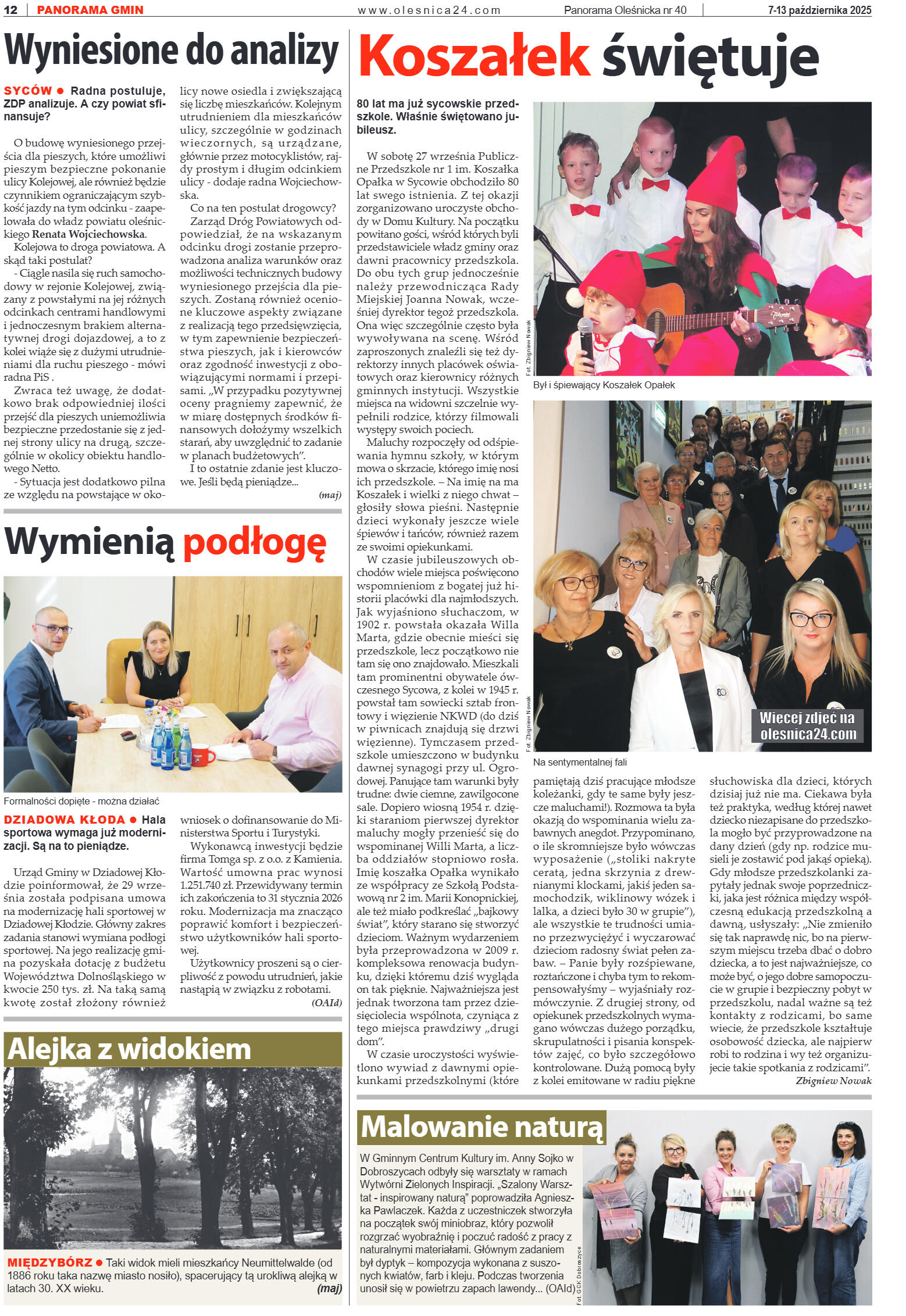 Panorama Oleśnicka nr 40 z 7 października 2025 - strona 12