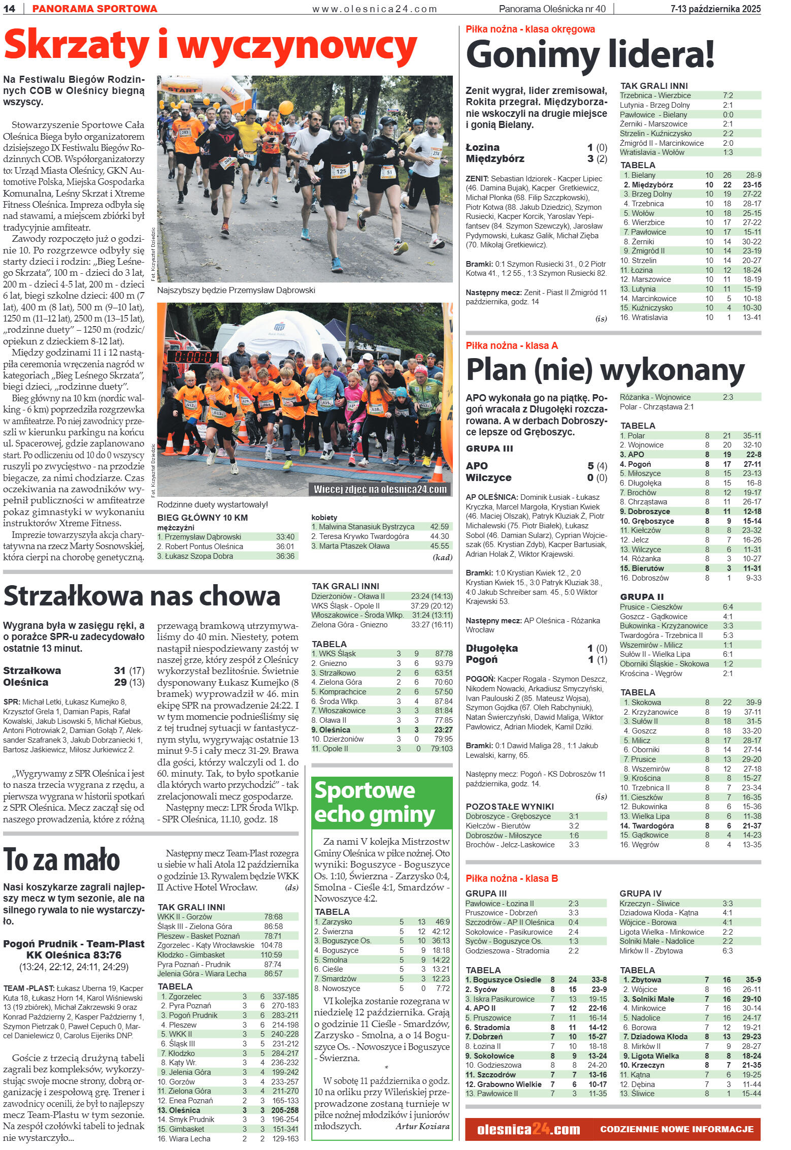 Panorama Oleśnicka nr 40 z 7 października 2025 - strona 14