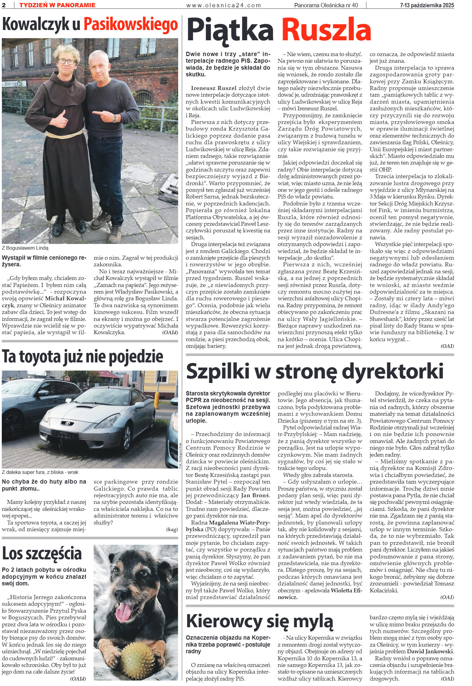 Panorama Oleśnicka nr 40 z 7 października 2025 - strona 2