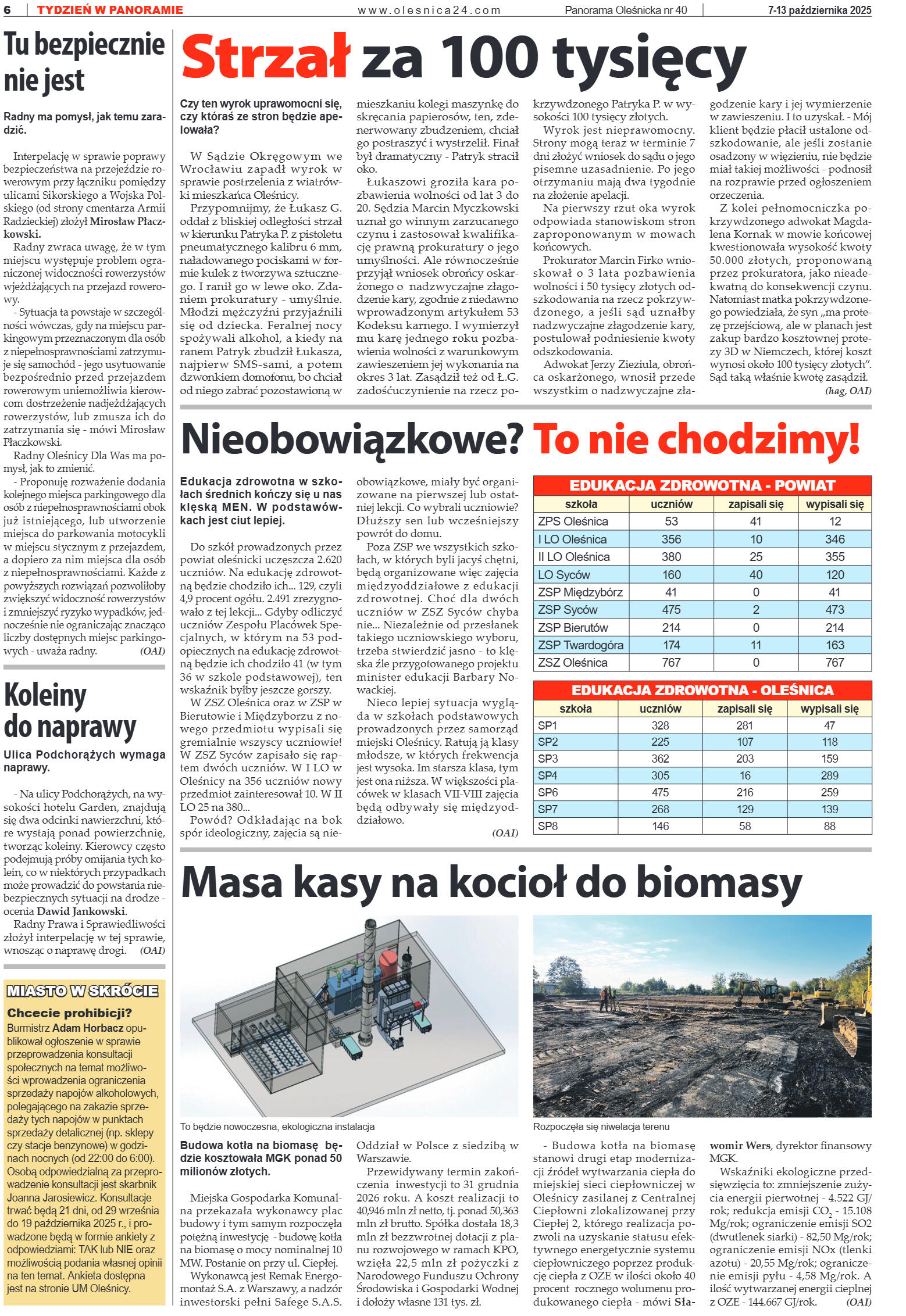 Panorama Oleśnicka nr 40 z 7 października 2025 - strona 6