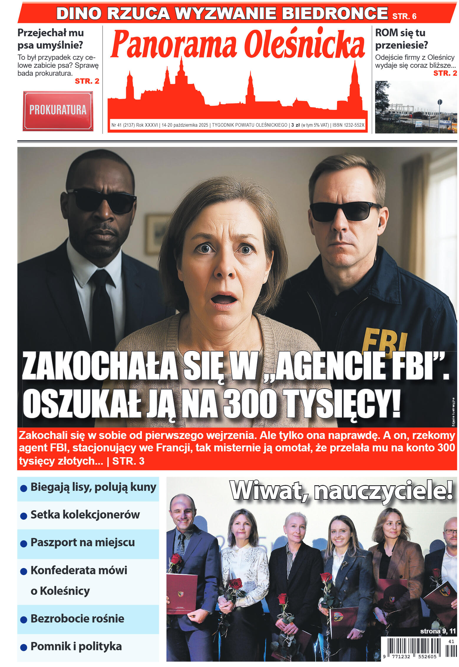 Panorama Oleśnicka nr 41 z 14 października 2025 - strona 1