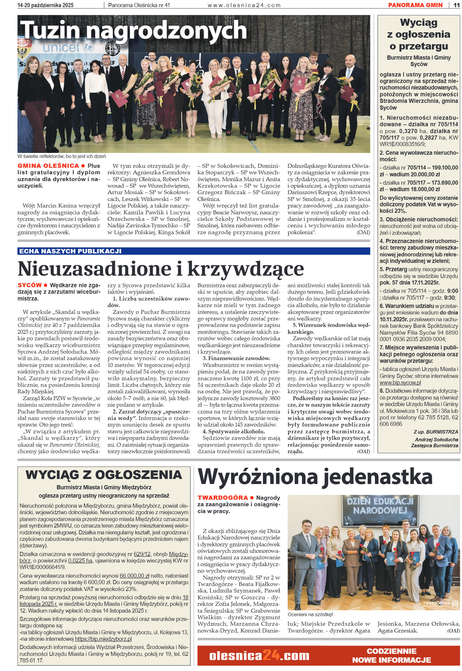 Panorama Oleśnicka nr 41 z 14 października 2025 - strona 11