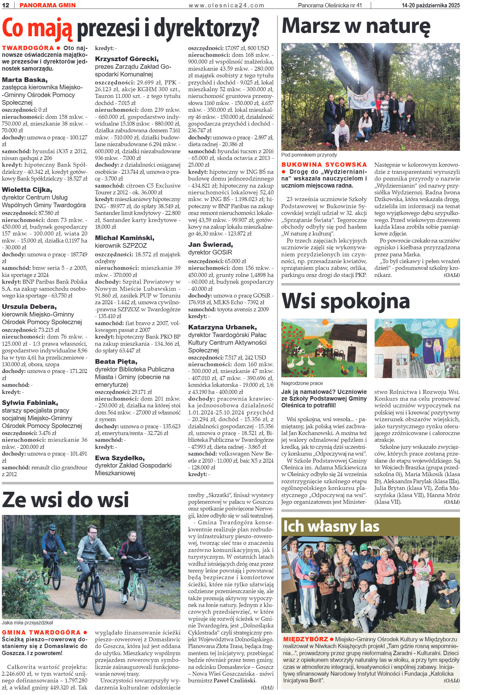 Panorama Oleśnicka nr 41 z 14 października 2025 - strona 12