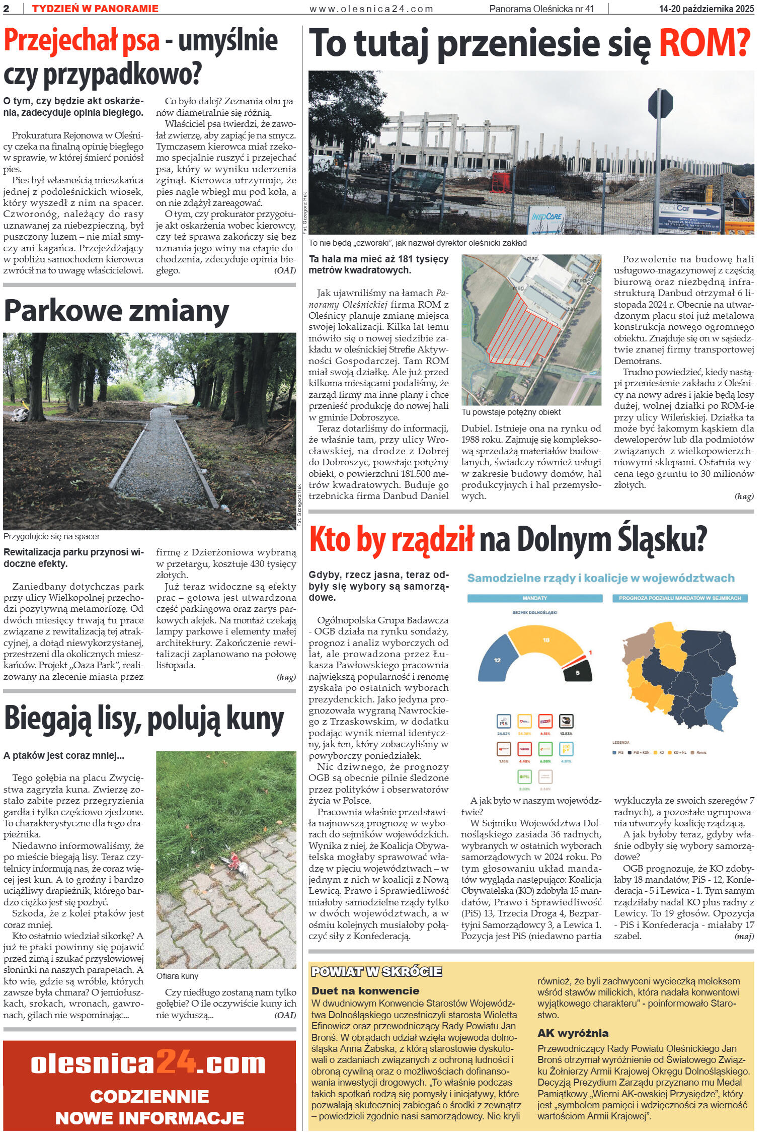 Panorama Oleśnicka nr 41 z 14 października 2025 - strona 2