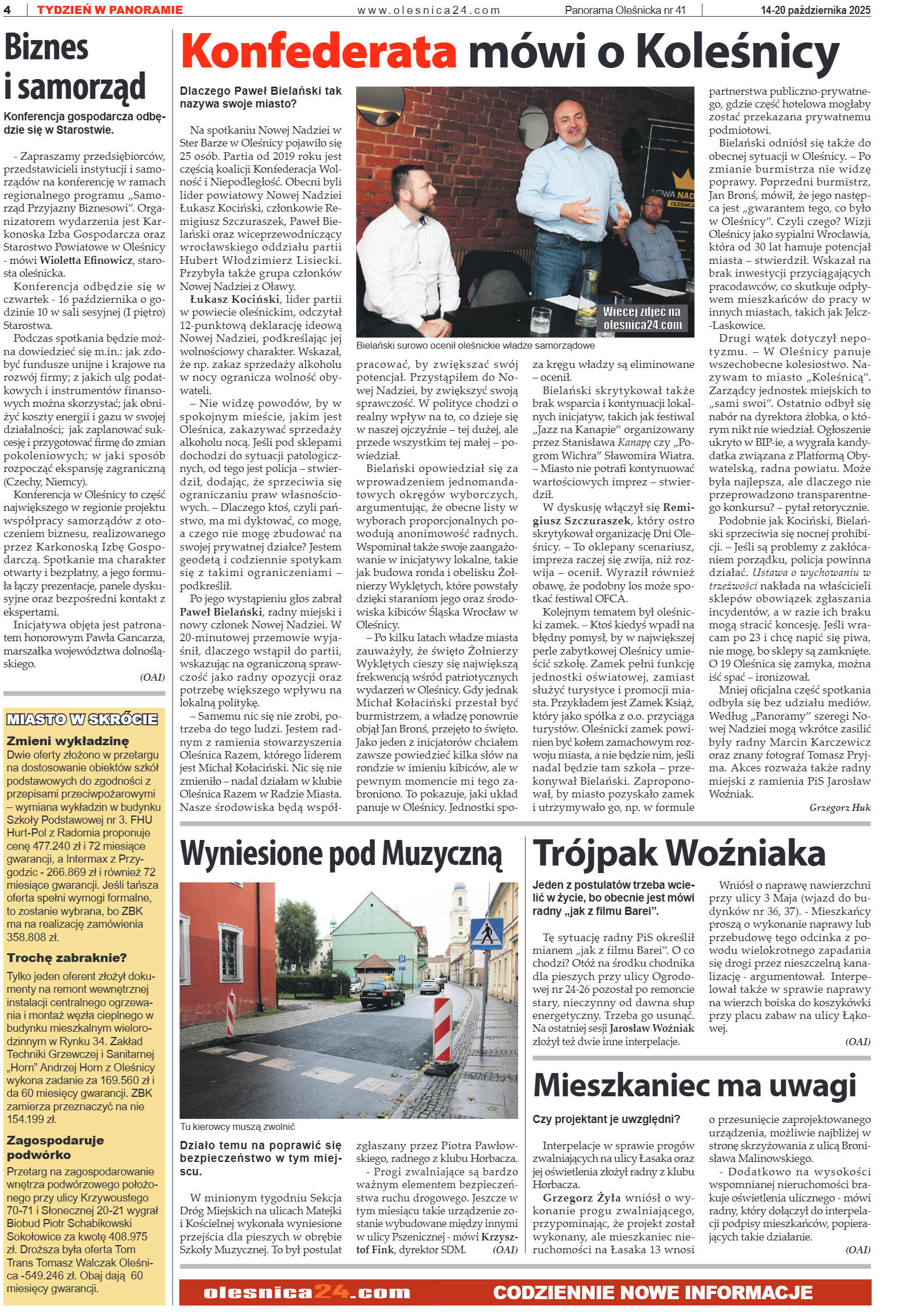 Panorama Oleśnicka nr 41 z 14 października 2025 - strona 4