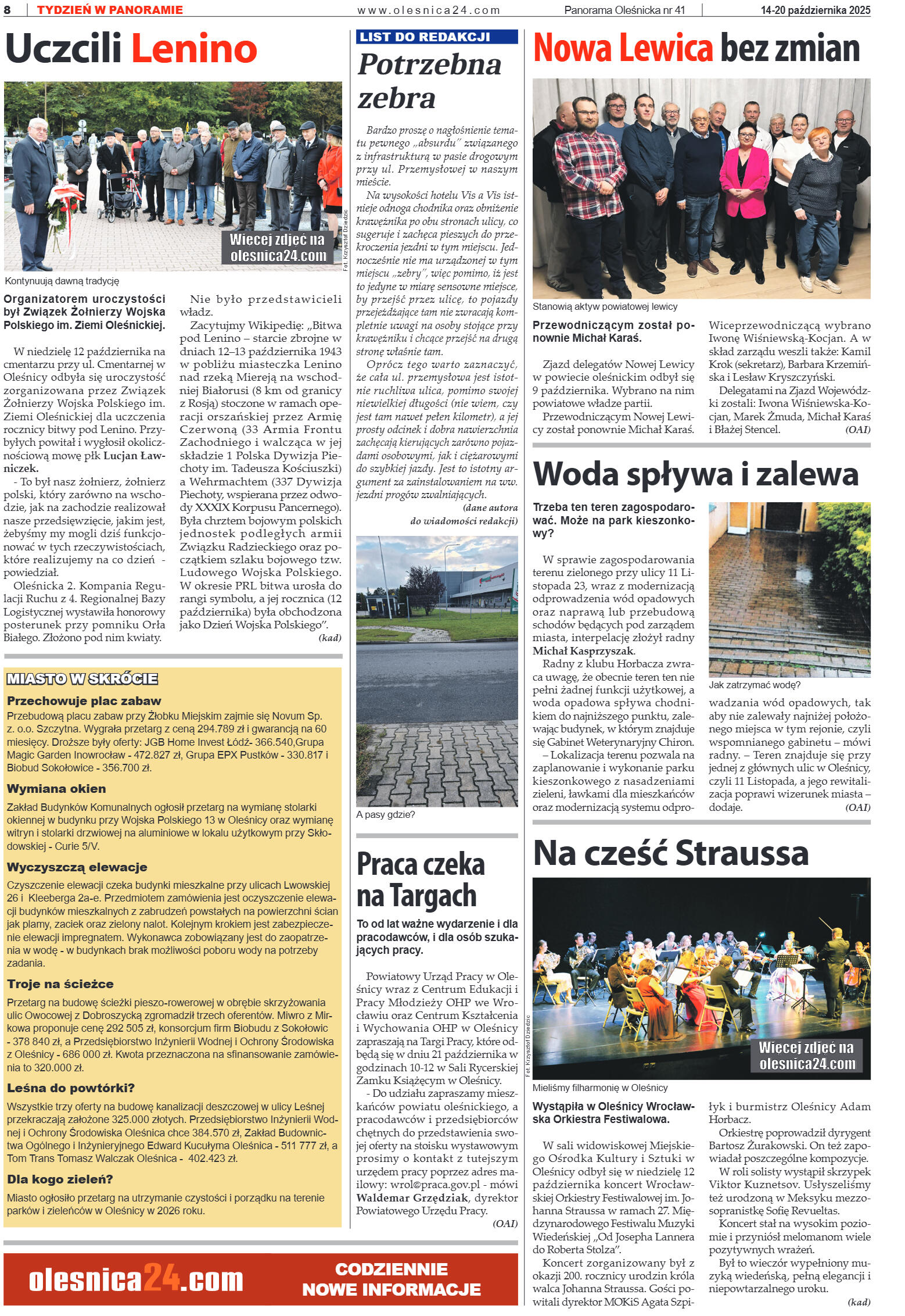 Panorama Oleśnicka nr 41 z 14 października 2025 - strona 8