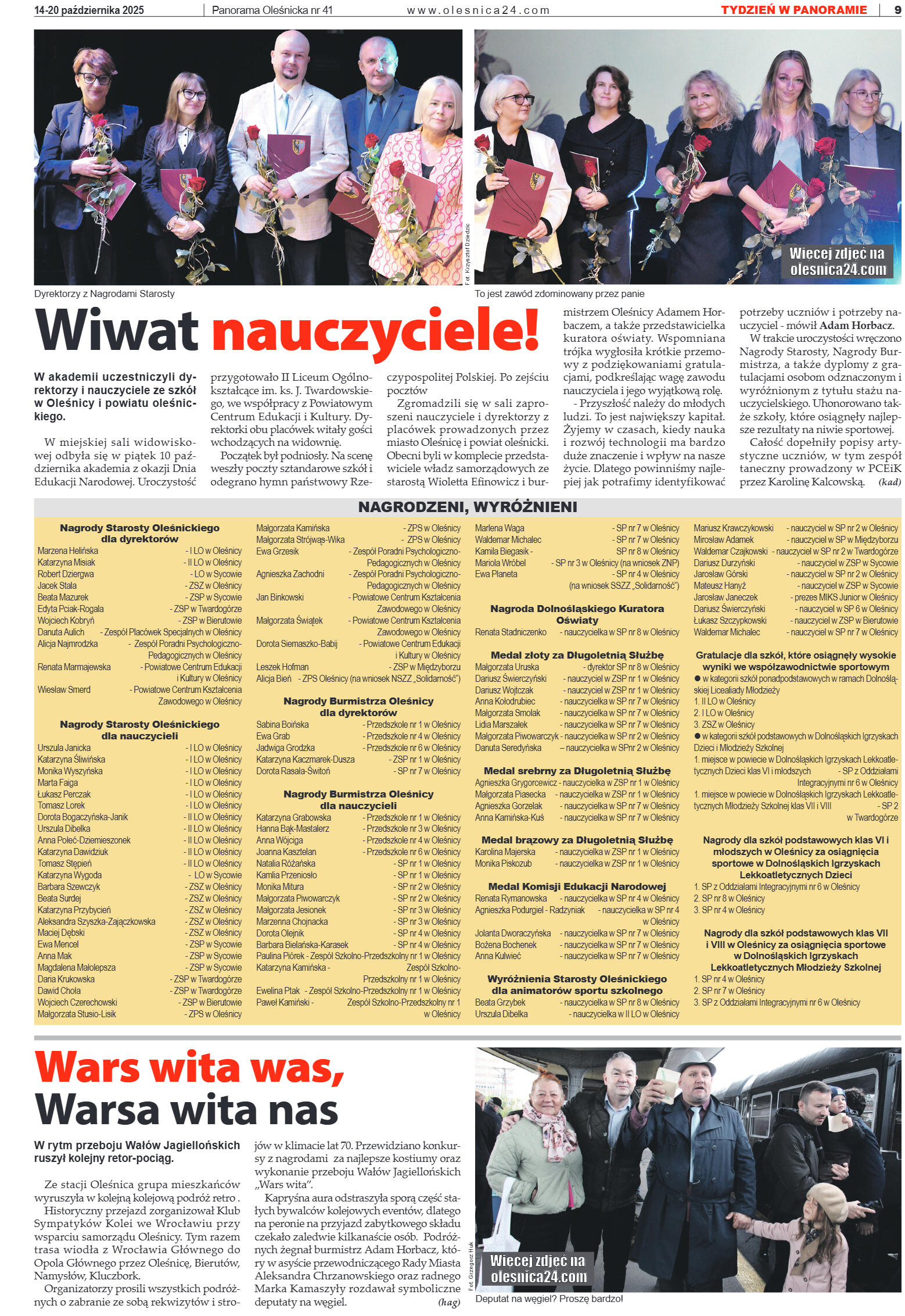 Panorama Oleśnicka nr 41 z 14 października 2025 - strona 9