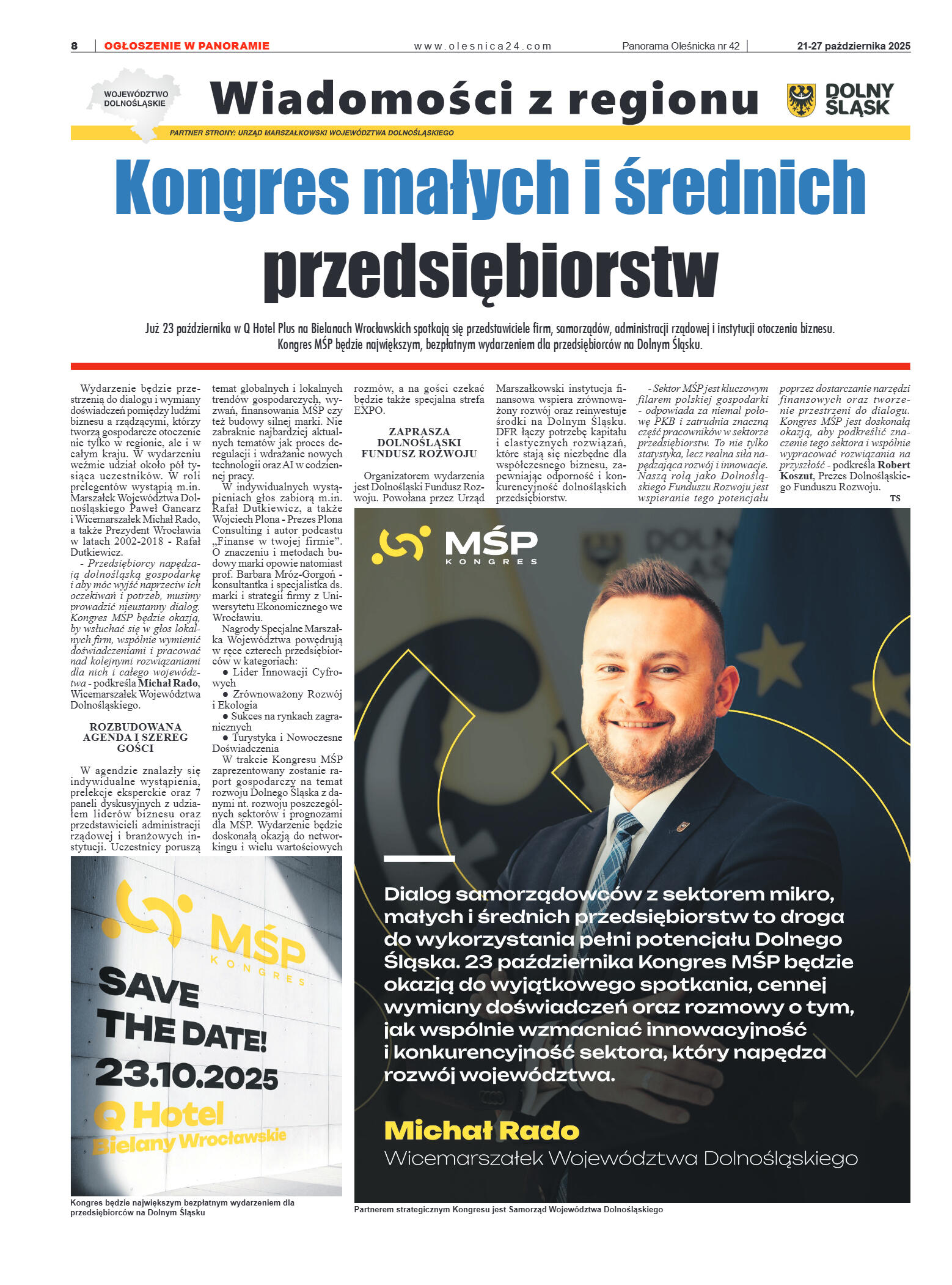 Panorama Oleśnicka nr 42 z 21 października 2025 - strona 8