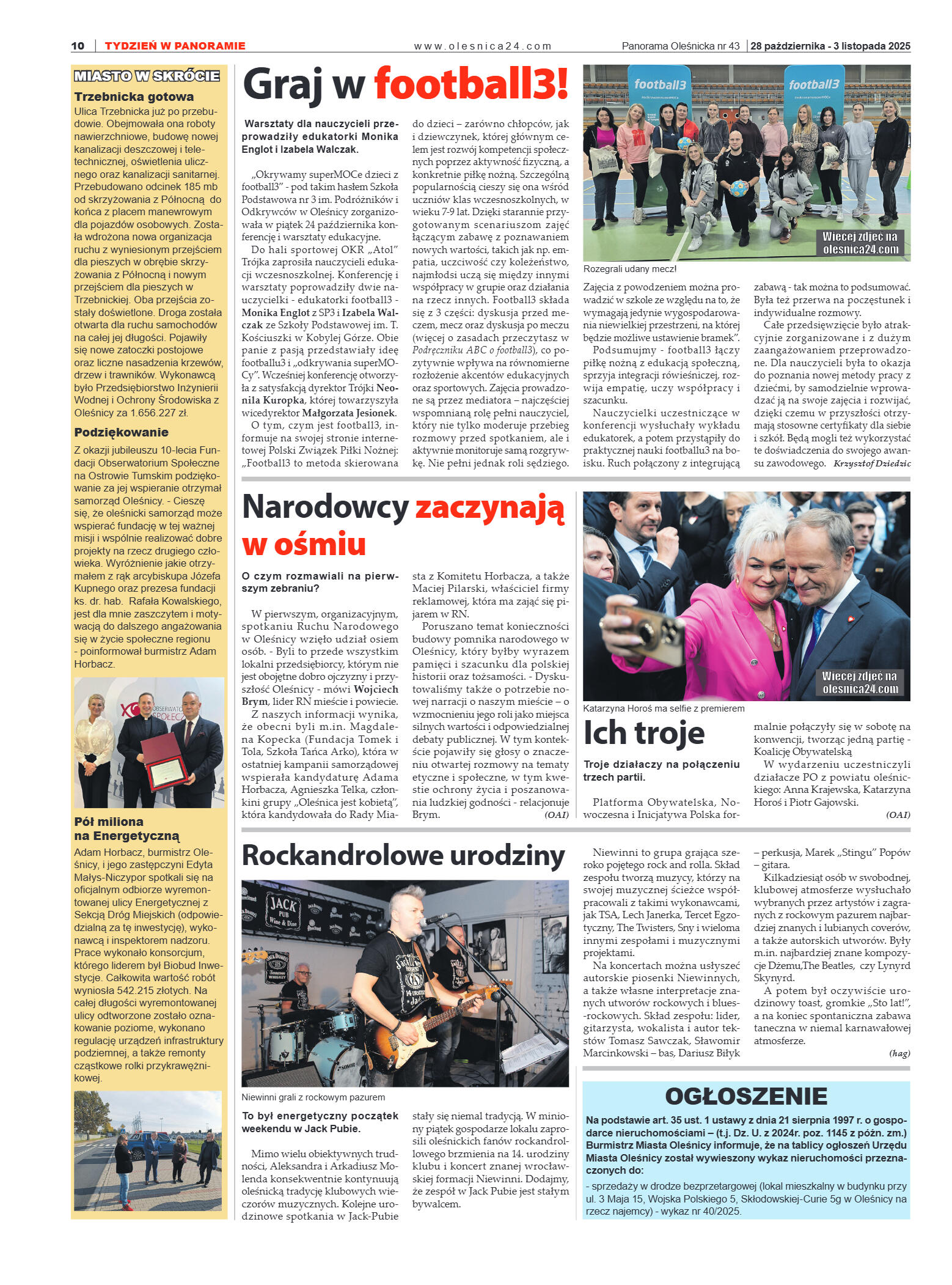 Panorama Oleśnicka nr 43 z 28 października 2025 - strona 10