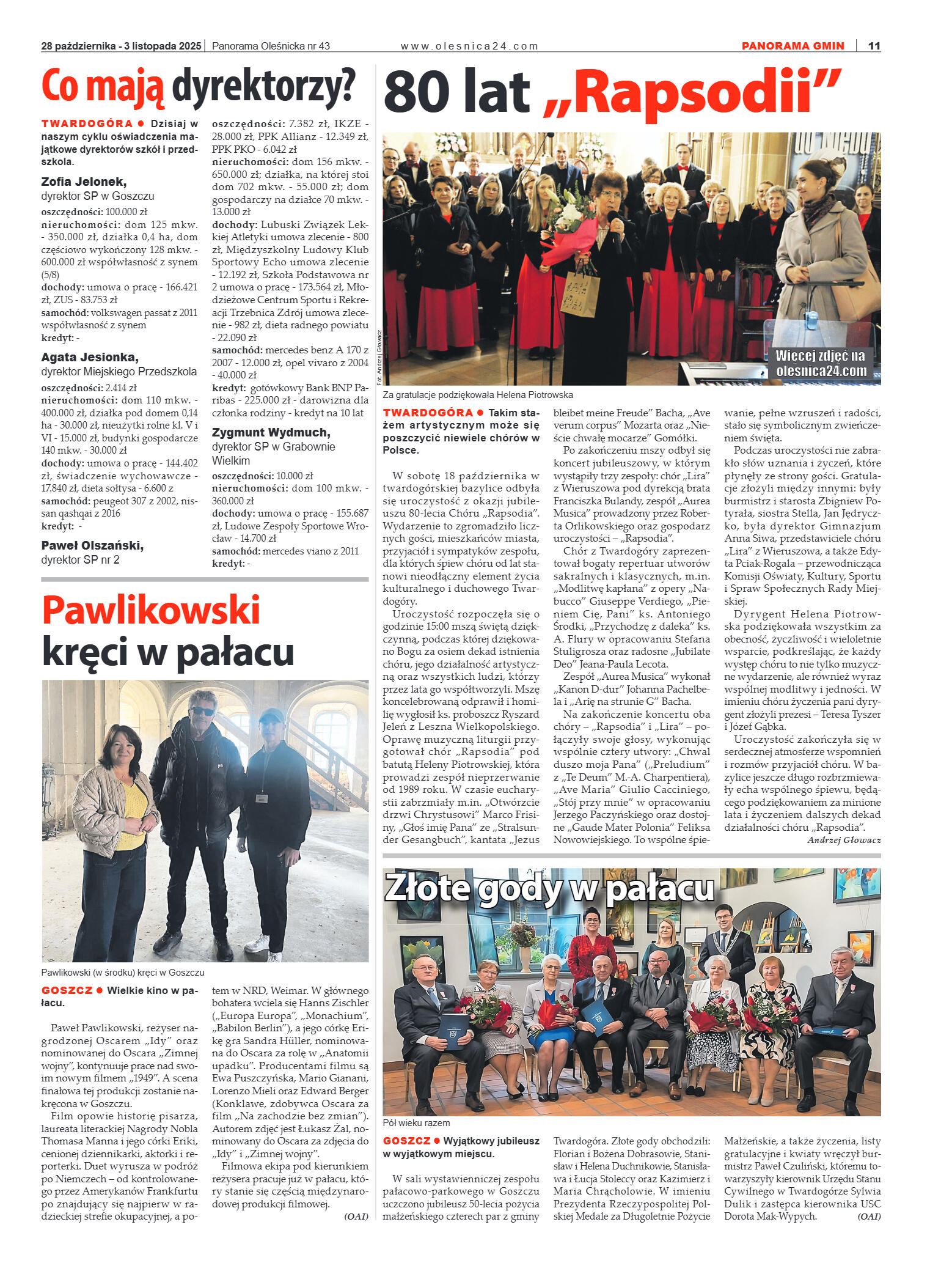 Panorama Oleśnicka nr 43 z 28 października 2025 - strona 11