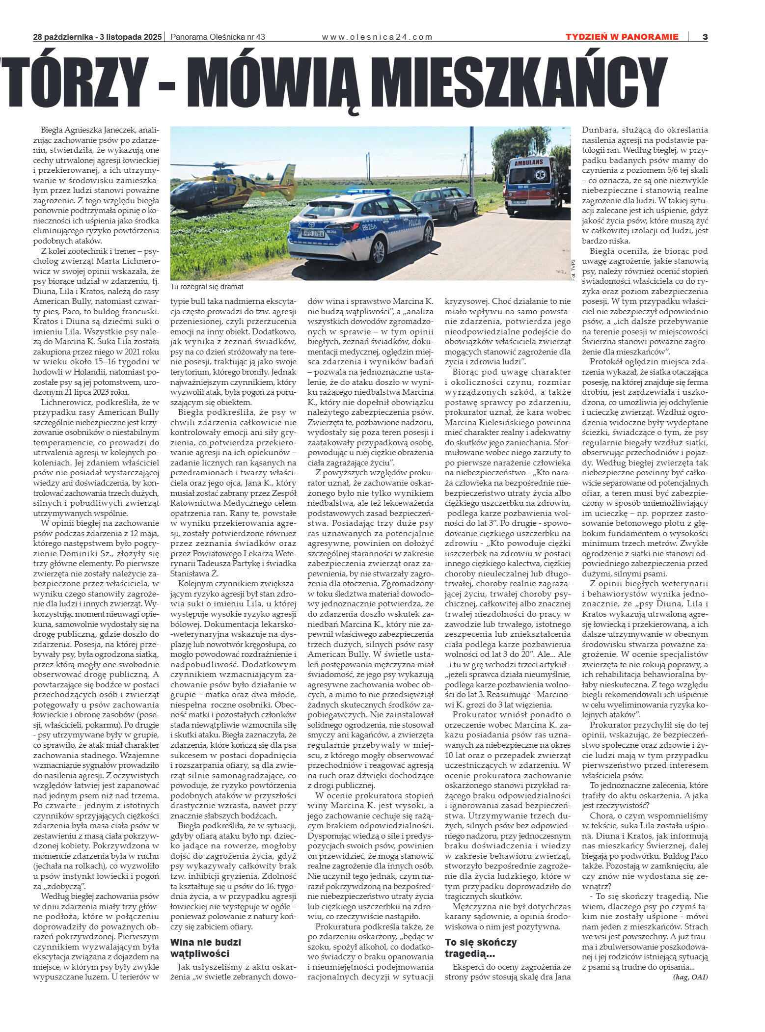 Panorama Oleśnicka nr 43 z 28 października 2025 - strona 3