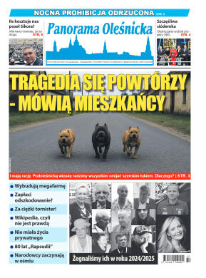 Panorama Oleśnicka nr 43 z 28 października 2025 - strona 1