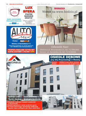 Panorama Oleśnicka nr 43 z 28 października 2025 - strona 16