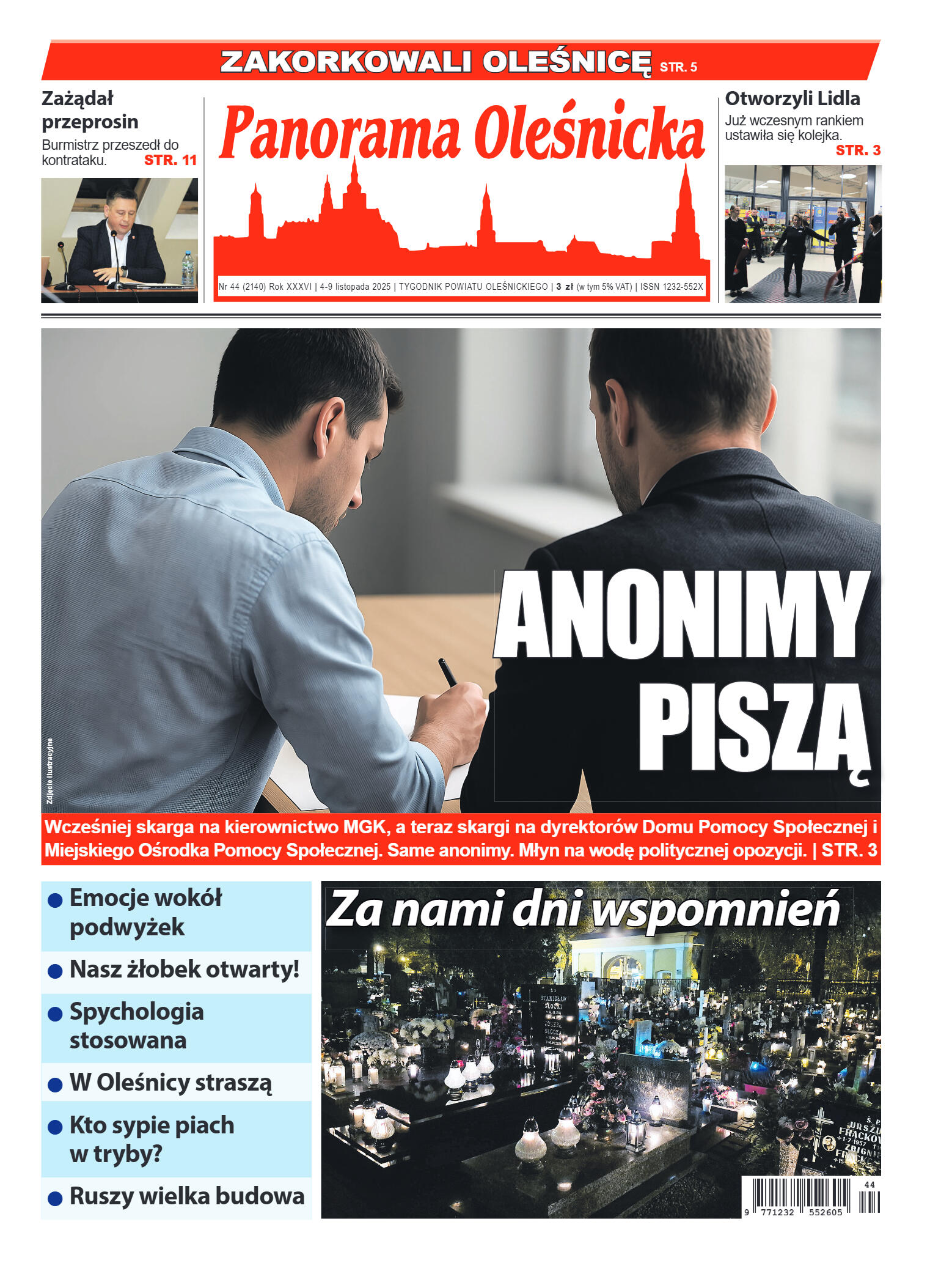 Panorama Oleśnicka nr 44 z 4 listopada 2025 - strona 1
