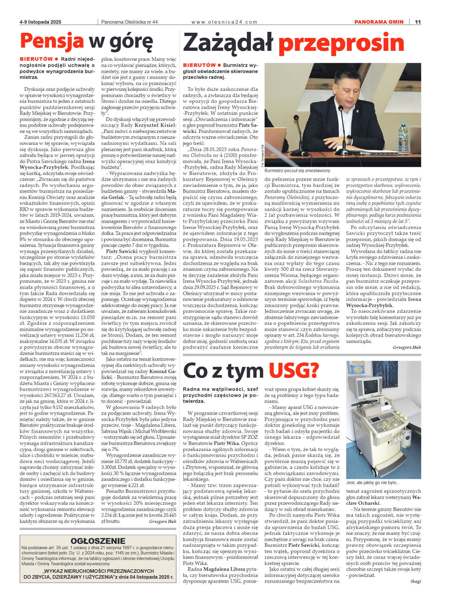 Panorama Oleśnicka nr 44 z 4 listopada 2025 - strona 11