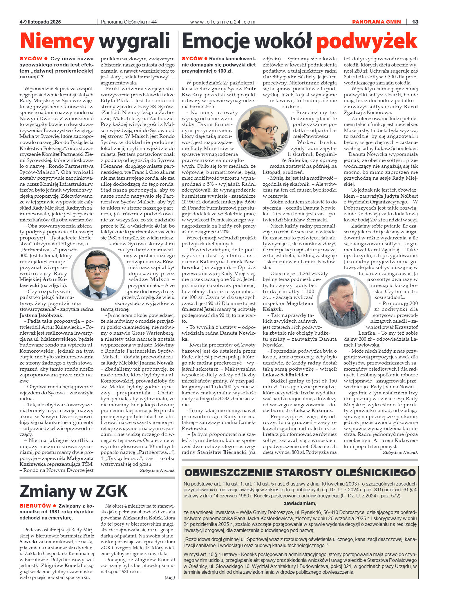 Panorama Oleśnicka nr 44 z 4 listopada 2025 - strona 13