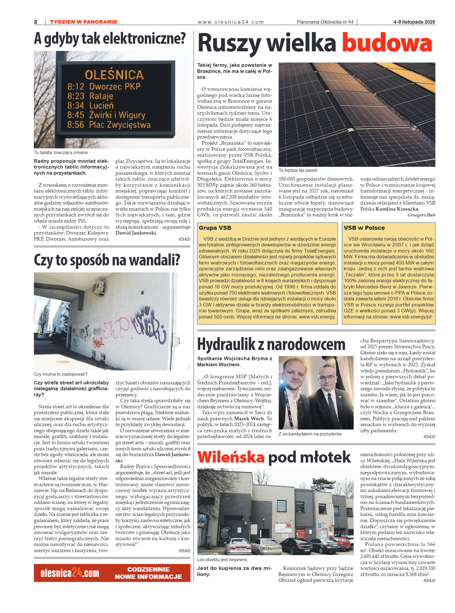 Panorama Oleśnicka nr 44 z 4 listopada 2025 - strona 2