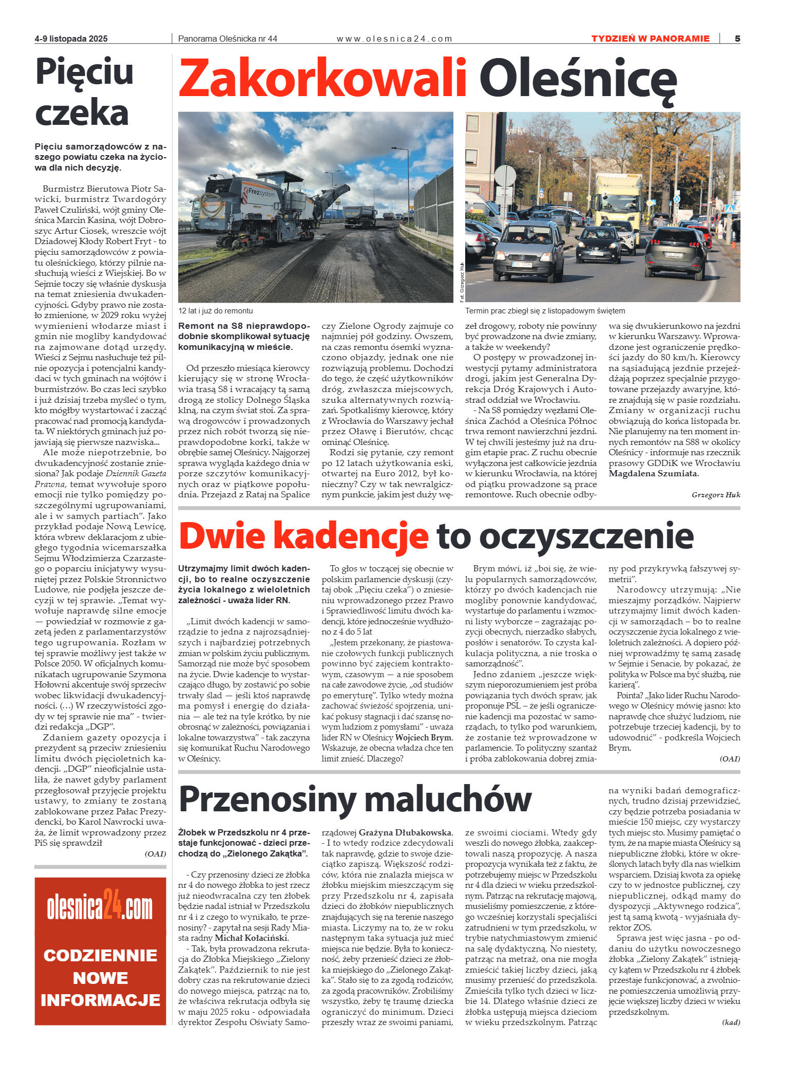 Panorama Oleśnicka nr 44 z 4 listopada 2025 - strona 5