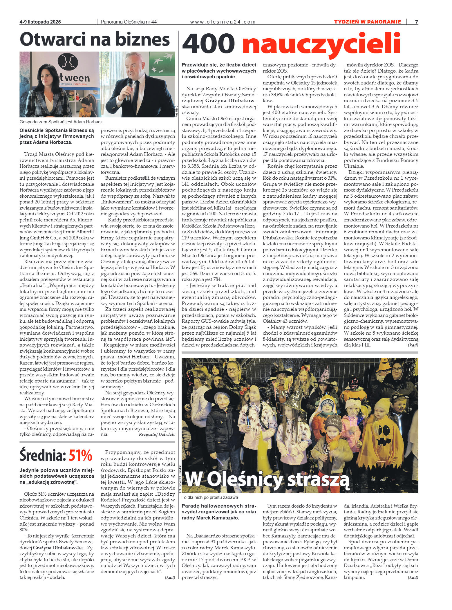 Panorama Oleśnicka nr 44 z 4 listopada 2025 - strona 7