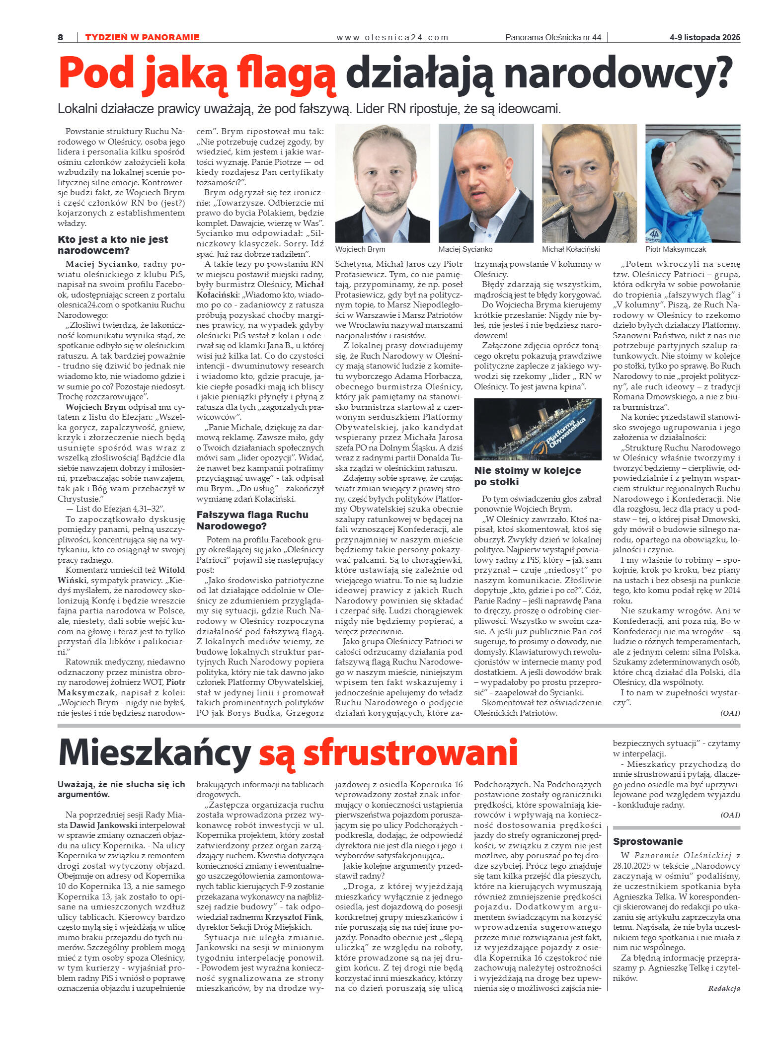 Panorama Oleśnicka nr 44 z 4 listopada 2025 - strona 8