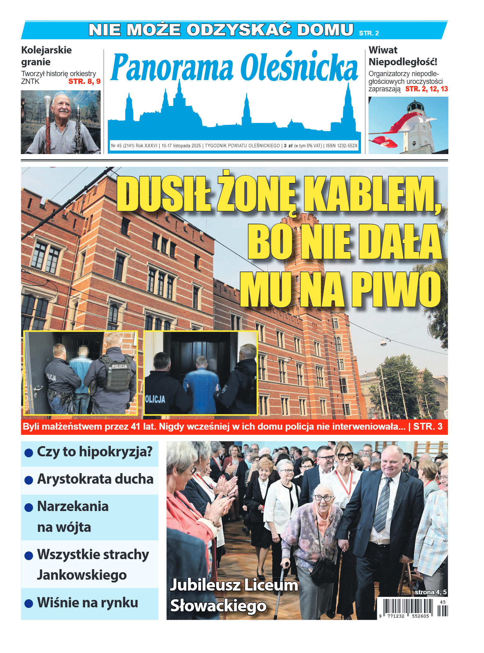 Panorama Oleśnicka nr 45 z 1 listopada 2025 - strona 1