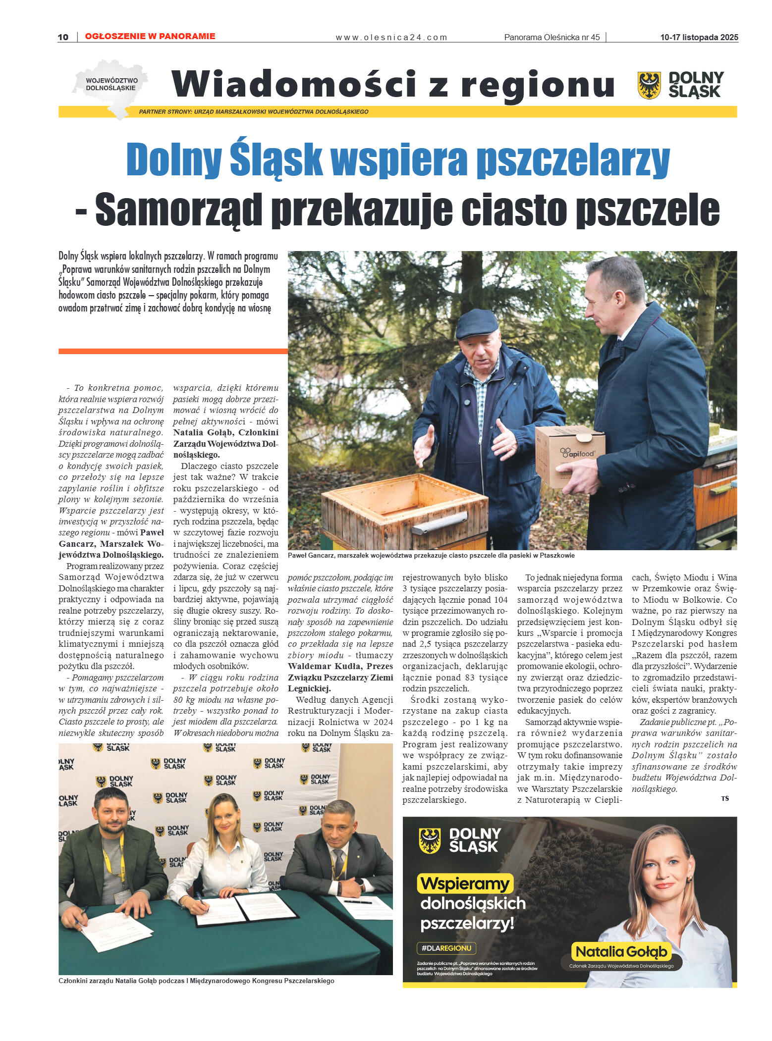 Panorama Oleśnicka nr 45 z 1 listopada 2025 - strona 10