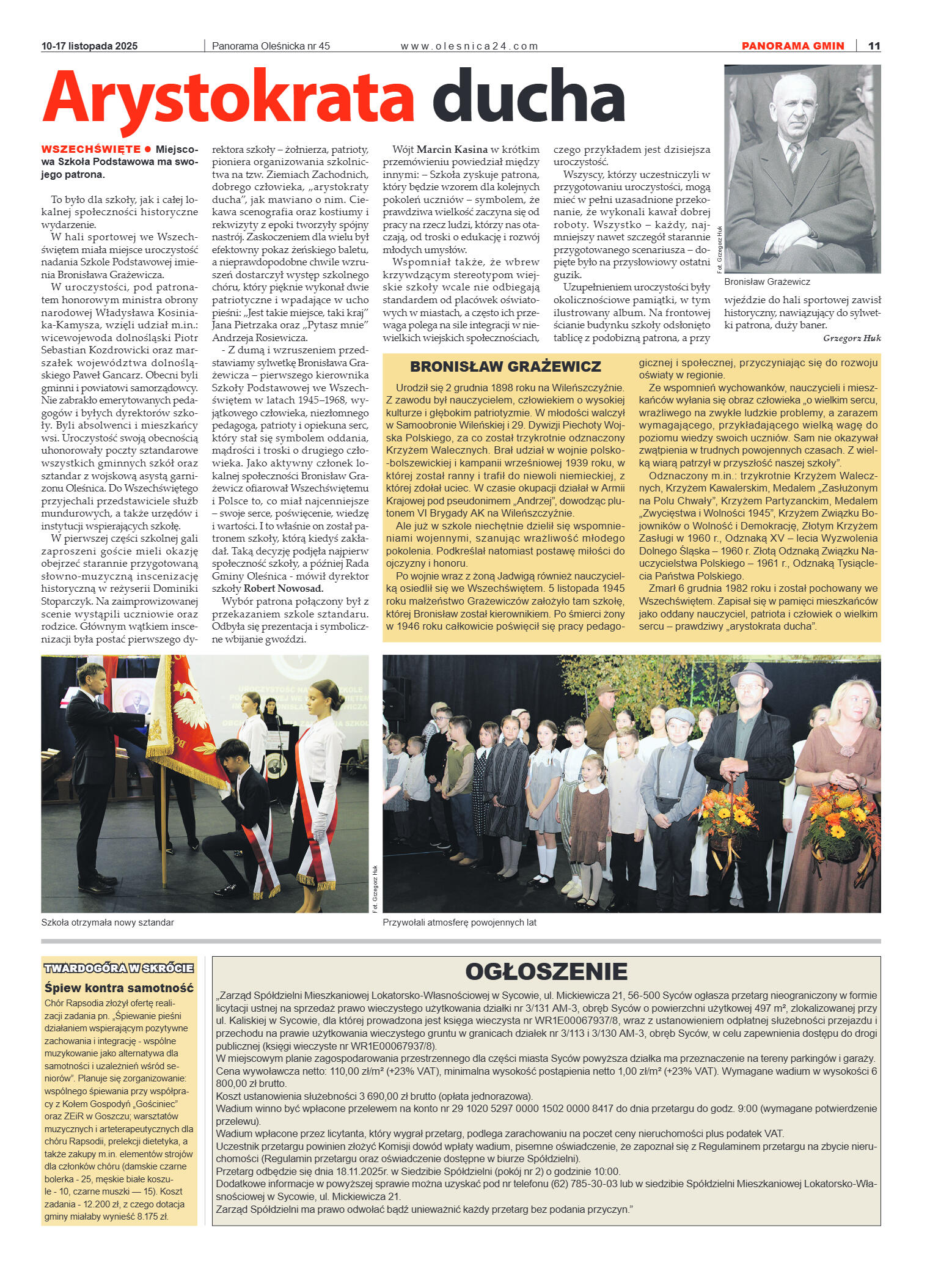 Panorama Oleśnicka nr 45 z 1 listopada 2025 - strona 11